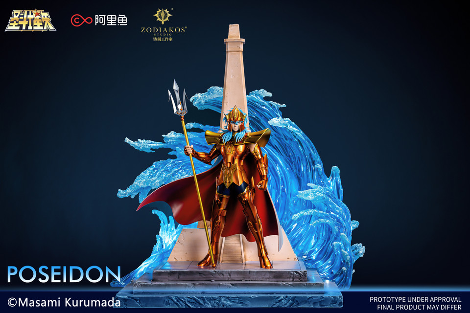 【Pre-sale】1/6 Scale Poseidon with LED Licensed-Saint Seiya-Zodiakos Studio