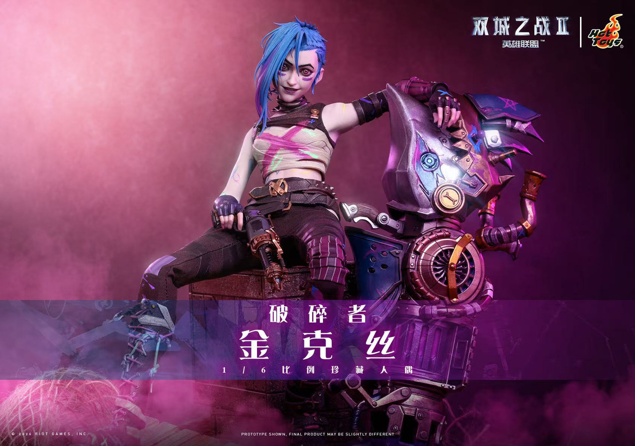 【Pre-sale】1/6 Scale Arcane 2 Jinx-League of Legends (LOL)-Hot Toys Studio