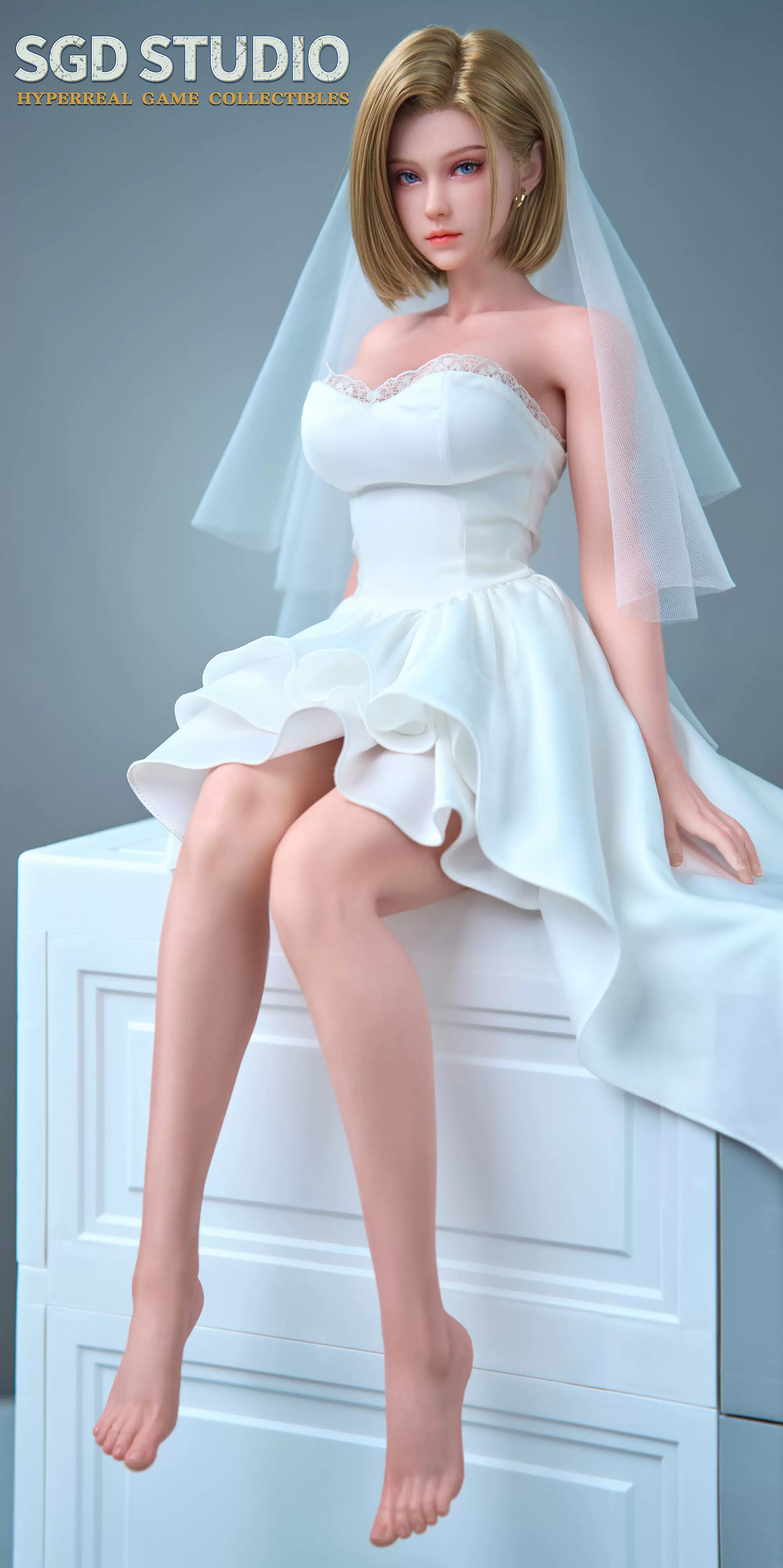 【Pre-sale】1/3 Scale Wedding Dress SGD-008-SGD Studio