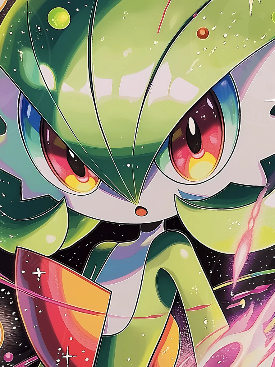 【Pre-sale】Decorative Painting of Colorful Gardevoir-Pokemon-XingKong Studio