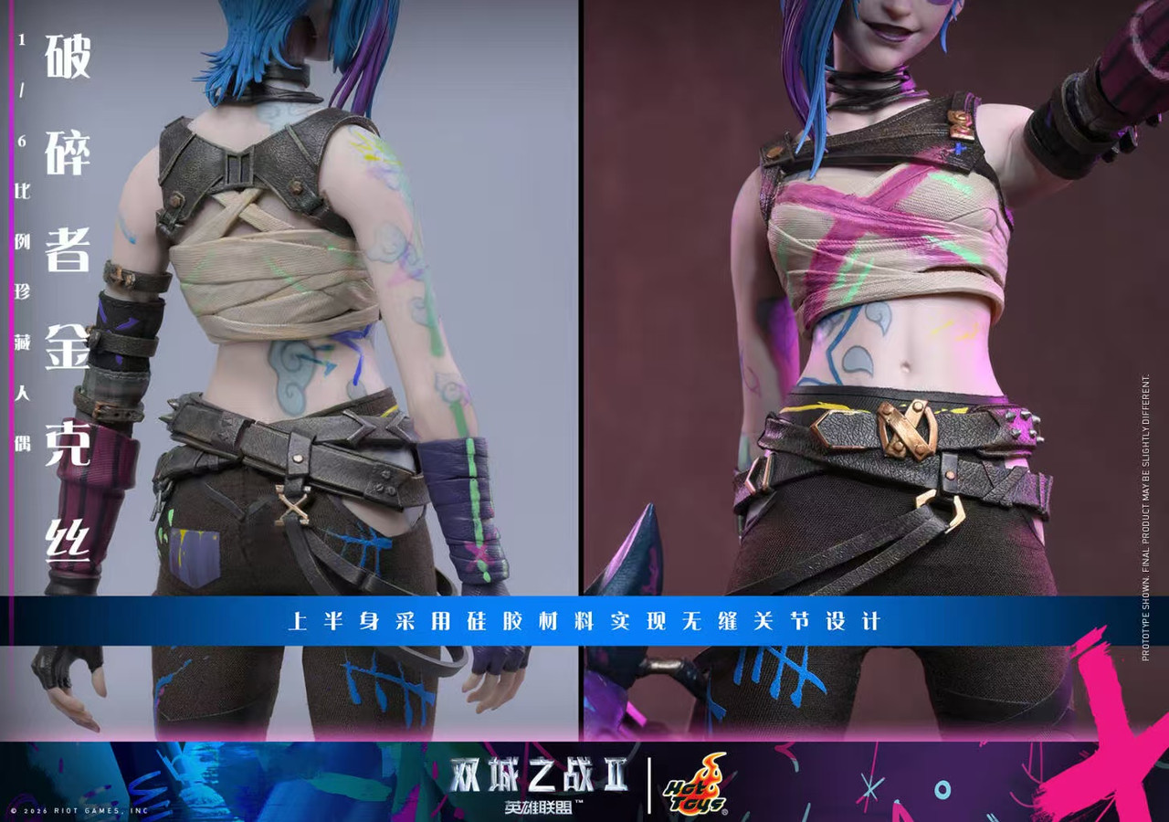 【Pre-sale】1/6 Scale Arcane 2 Jinx-League of Legends (LOL)-Hot Toys Studio