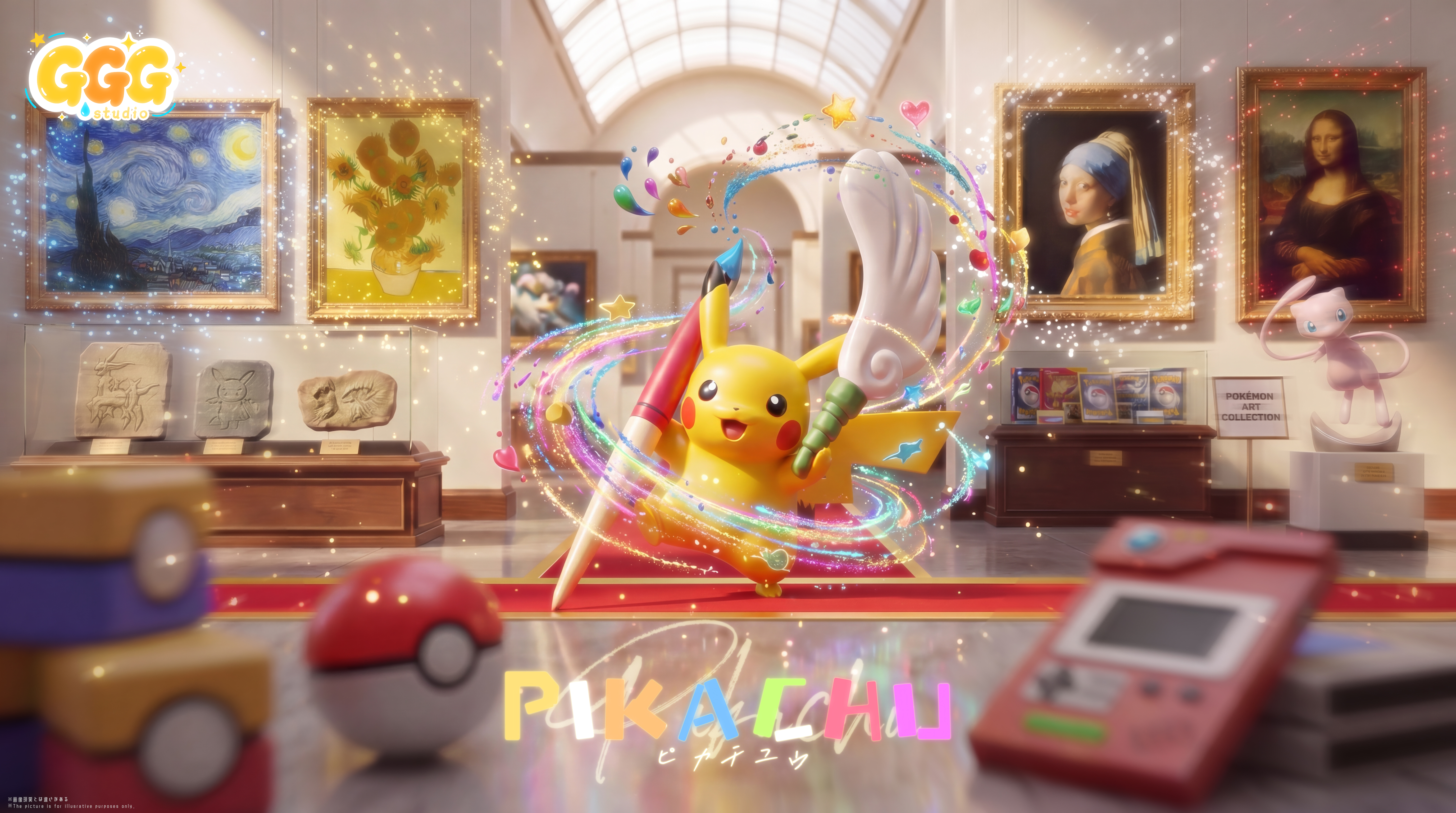 【Pre-sale】Painter Pikachu-Pokemon-GGG Studio