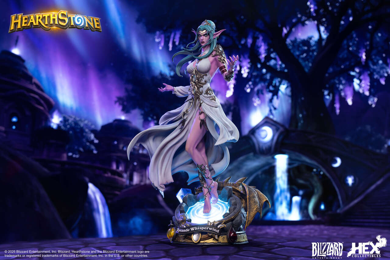 【Pre-sale】1/6 Scale Tyrande Whisperwind with LED Licensed-Hearthstone-HEX Collectibles Studio