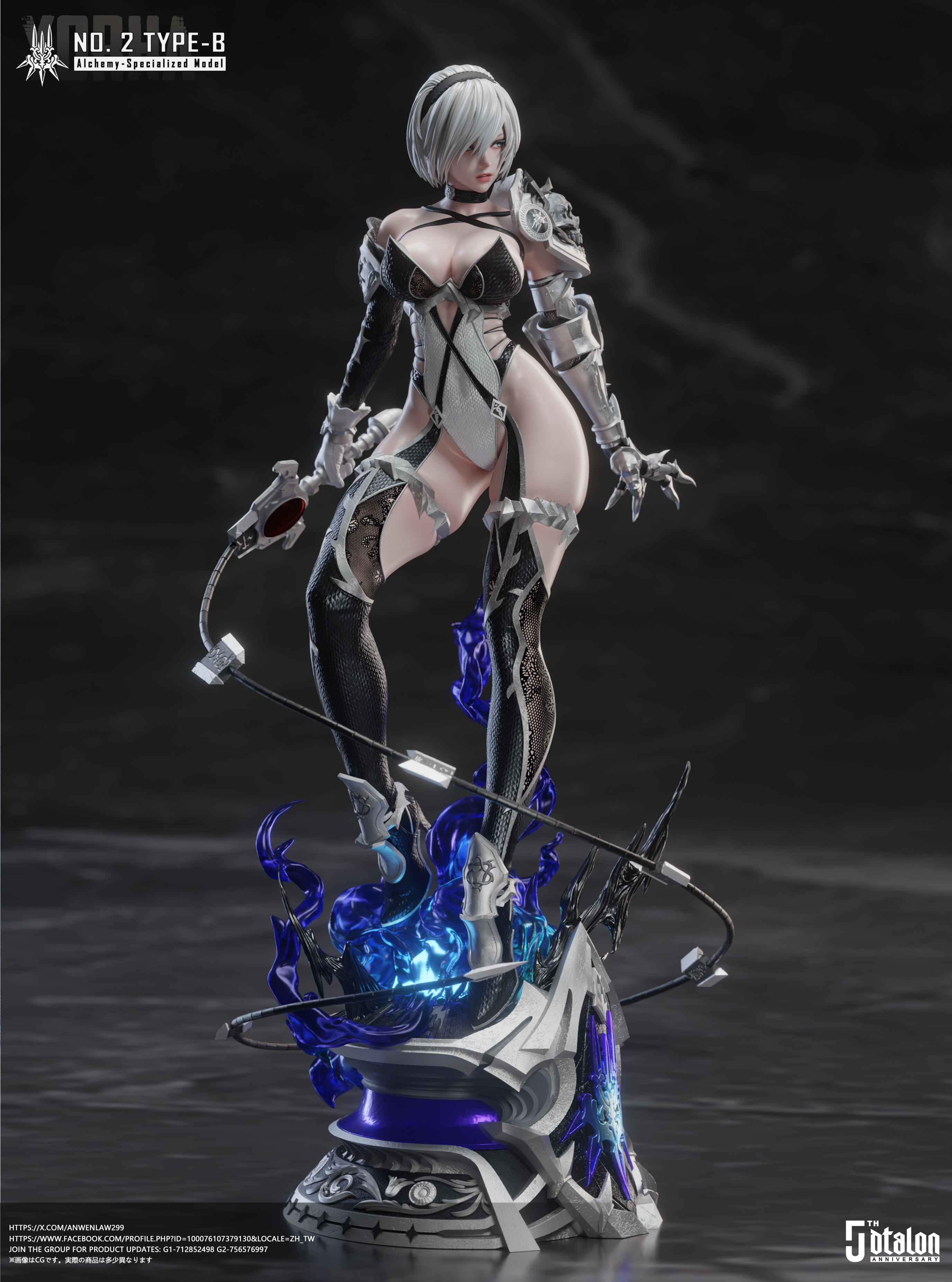 【Pre-sale】1/4 Scale NieR 2B-NieR:Automata-Dtalon Production Studio