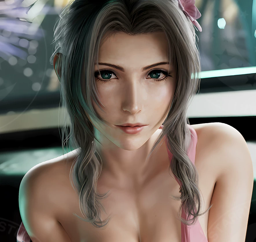 【Pre-sale】Decorative Painting of Pink Tifa-Final Fantasy-XingKong Studio