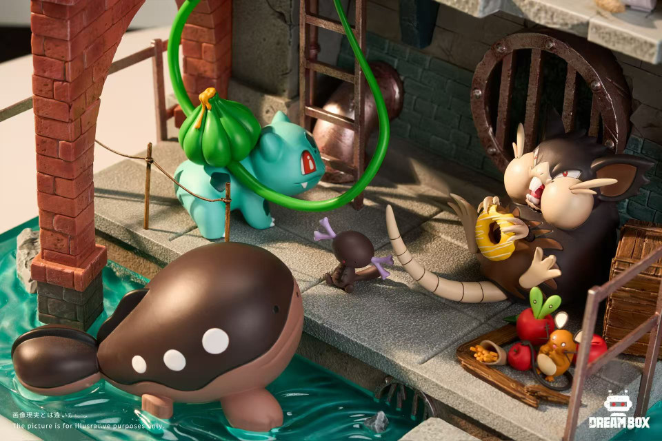 【Pre-sale】1/20 Scale Urban Kitchen-Pokemon-DreamBox Studio