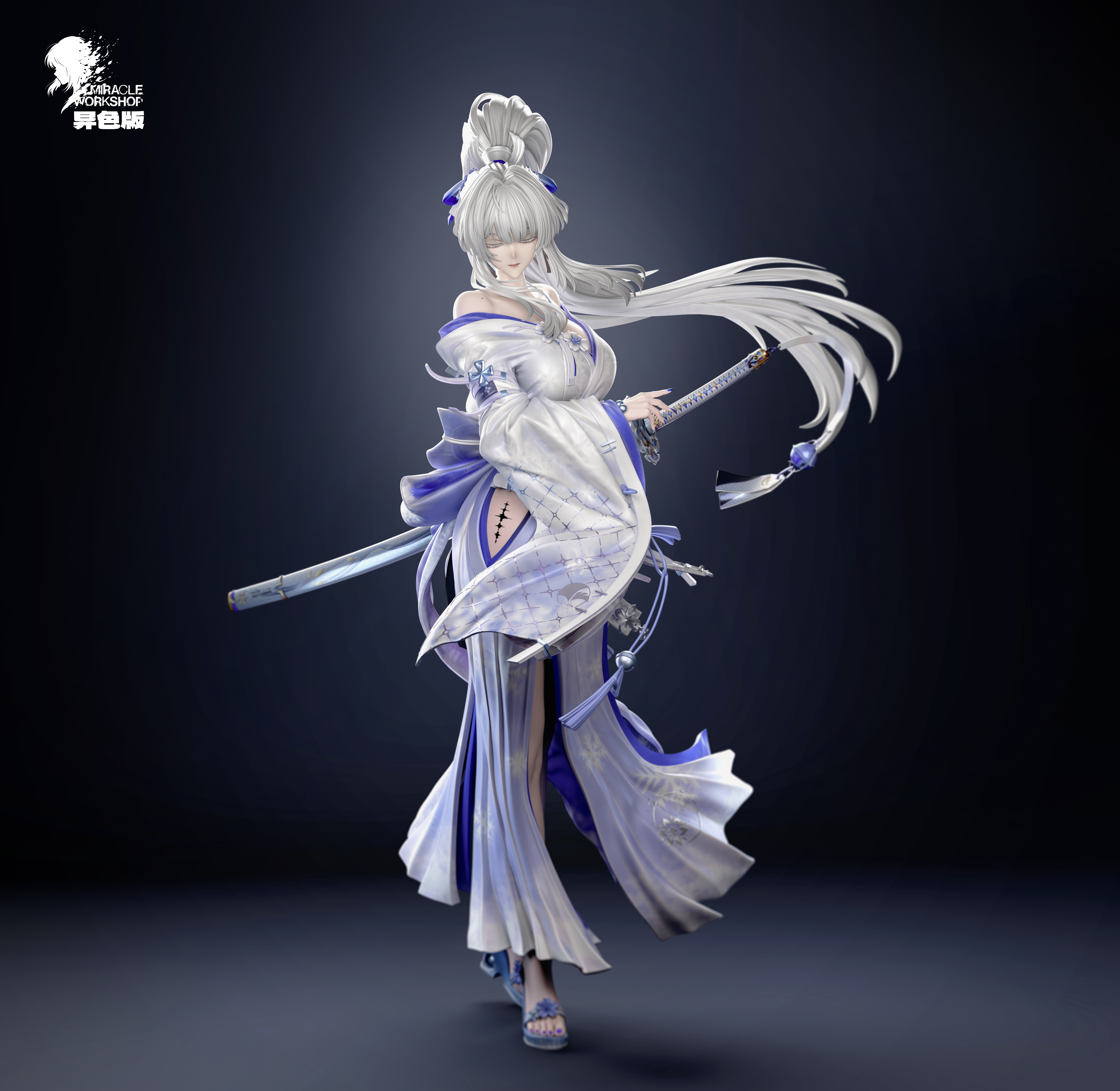 【Pre-sale】1/6 Scale Hiyuki-Wuthering Waves-Miracle Workshop Studio