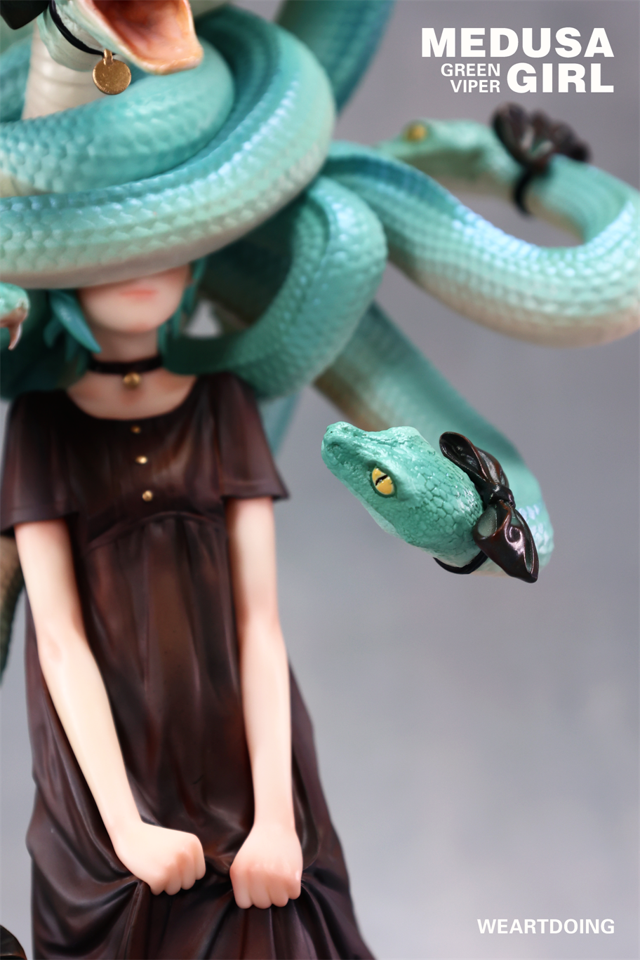 【Pre-sale】Medusa Girl-Green Viper and Crimson Viper-WeArtDoing Studio