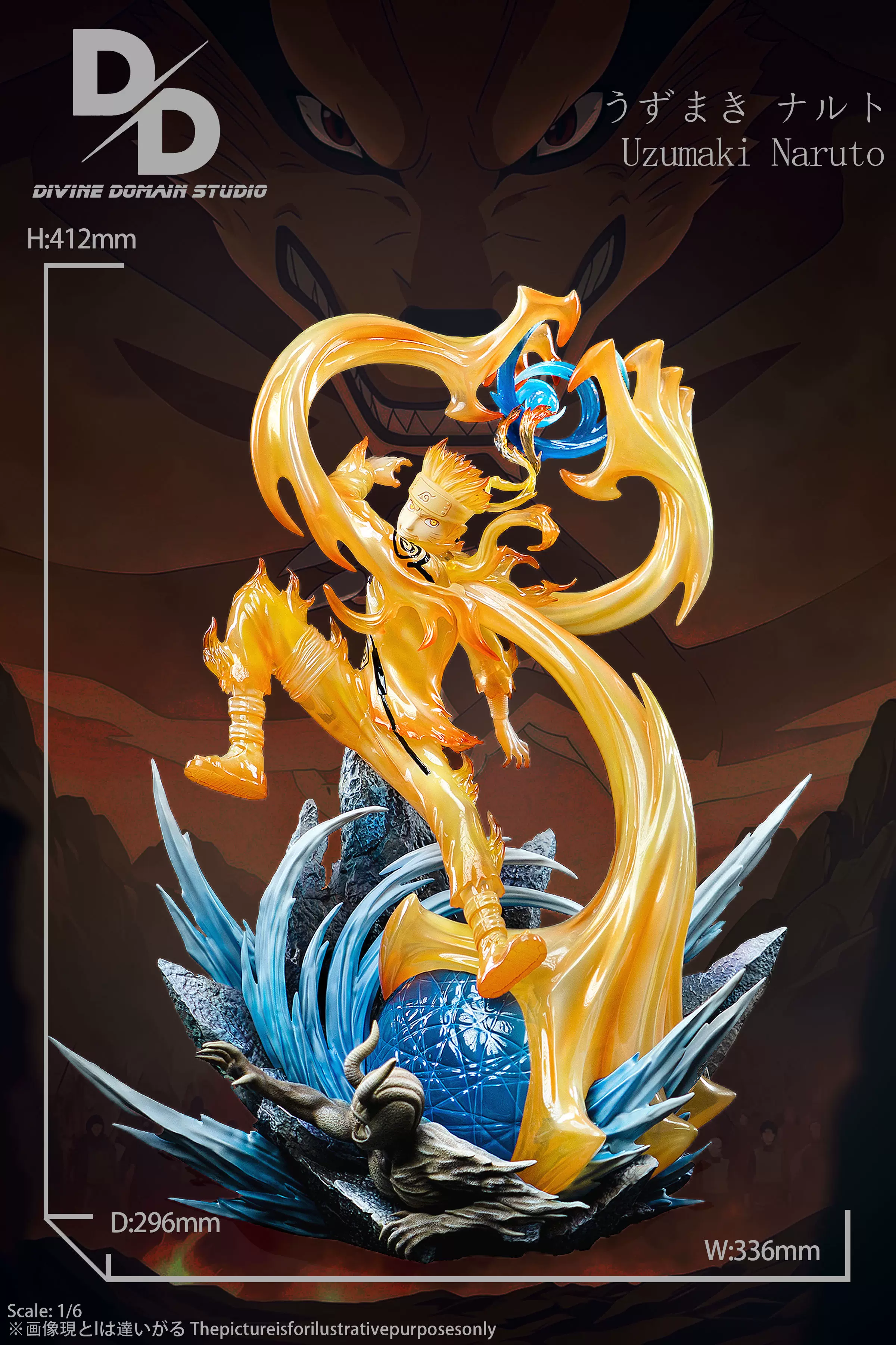 【Pre-sale】1/6 Scale Uzumaki Naruto-Naruto-DIVINE DOMAIN Studio
