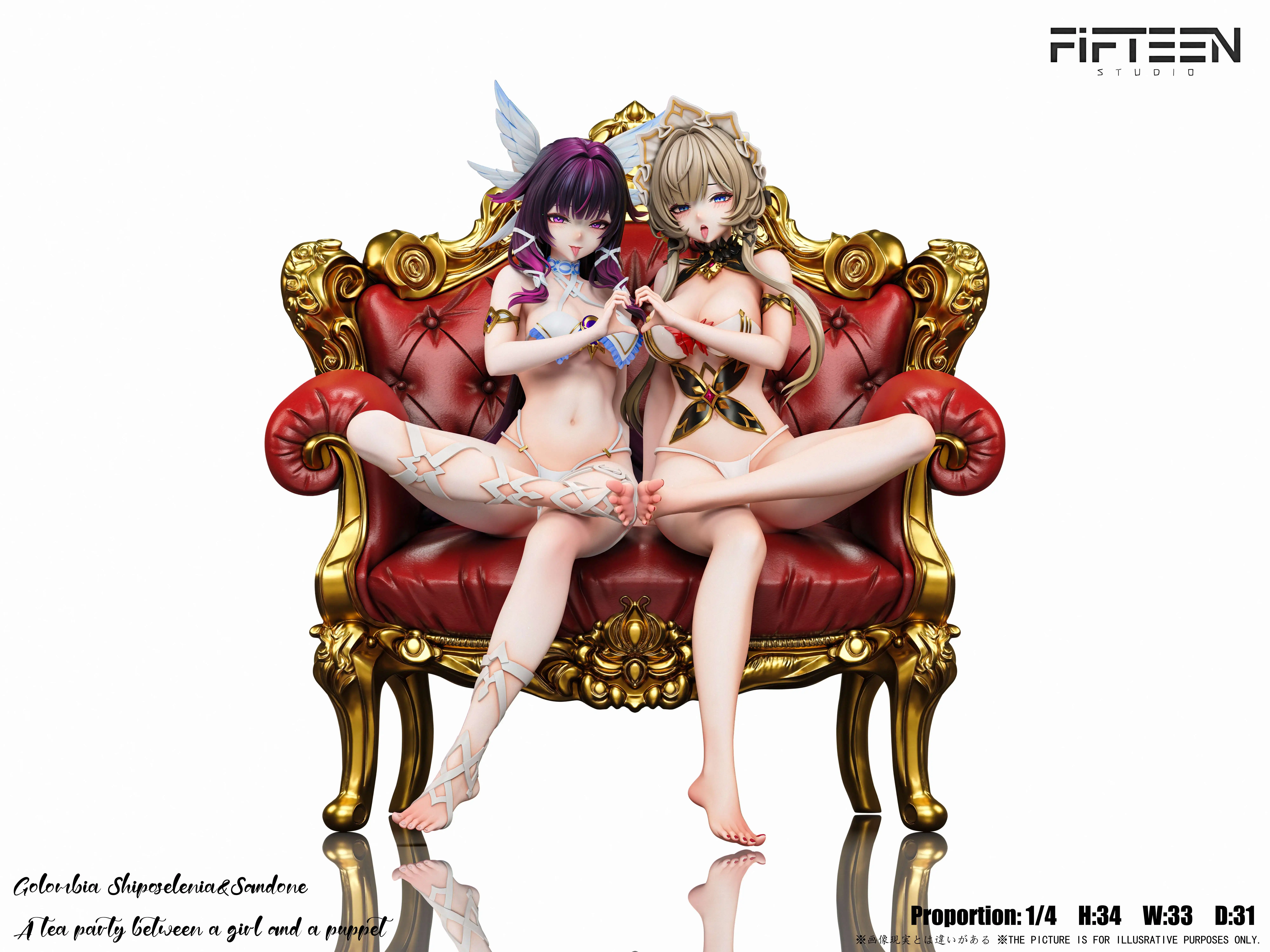 【Pre-sale】1/4 Scale Columbina and Sandrone-Genshin Impact-Fifteen Studio