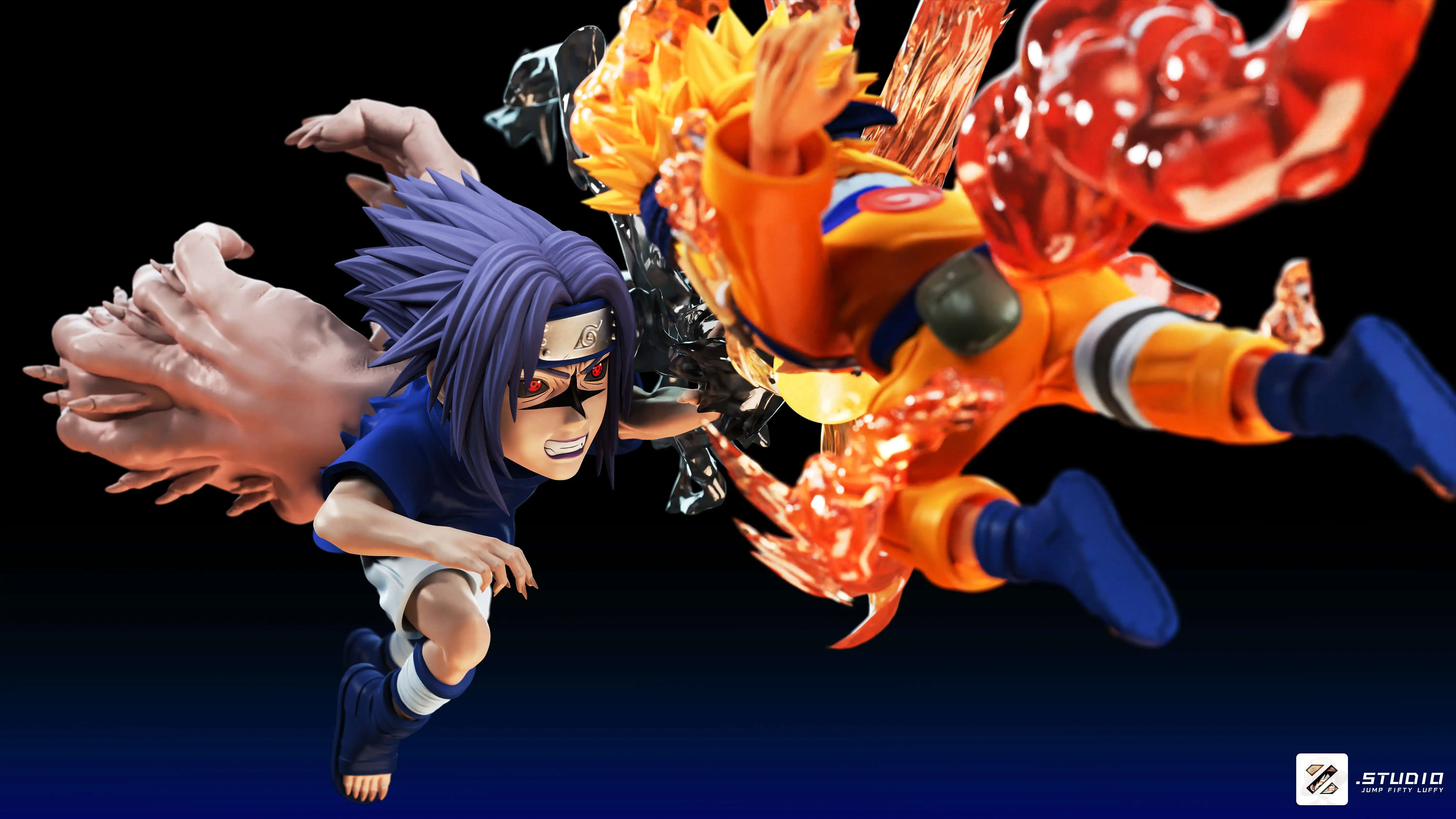 【Pre-sale】Sasuke VS Naruto-Naruto-Zzz Studio
