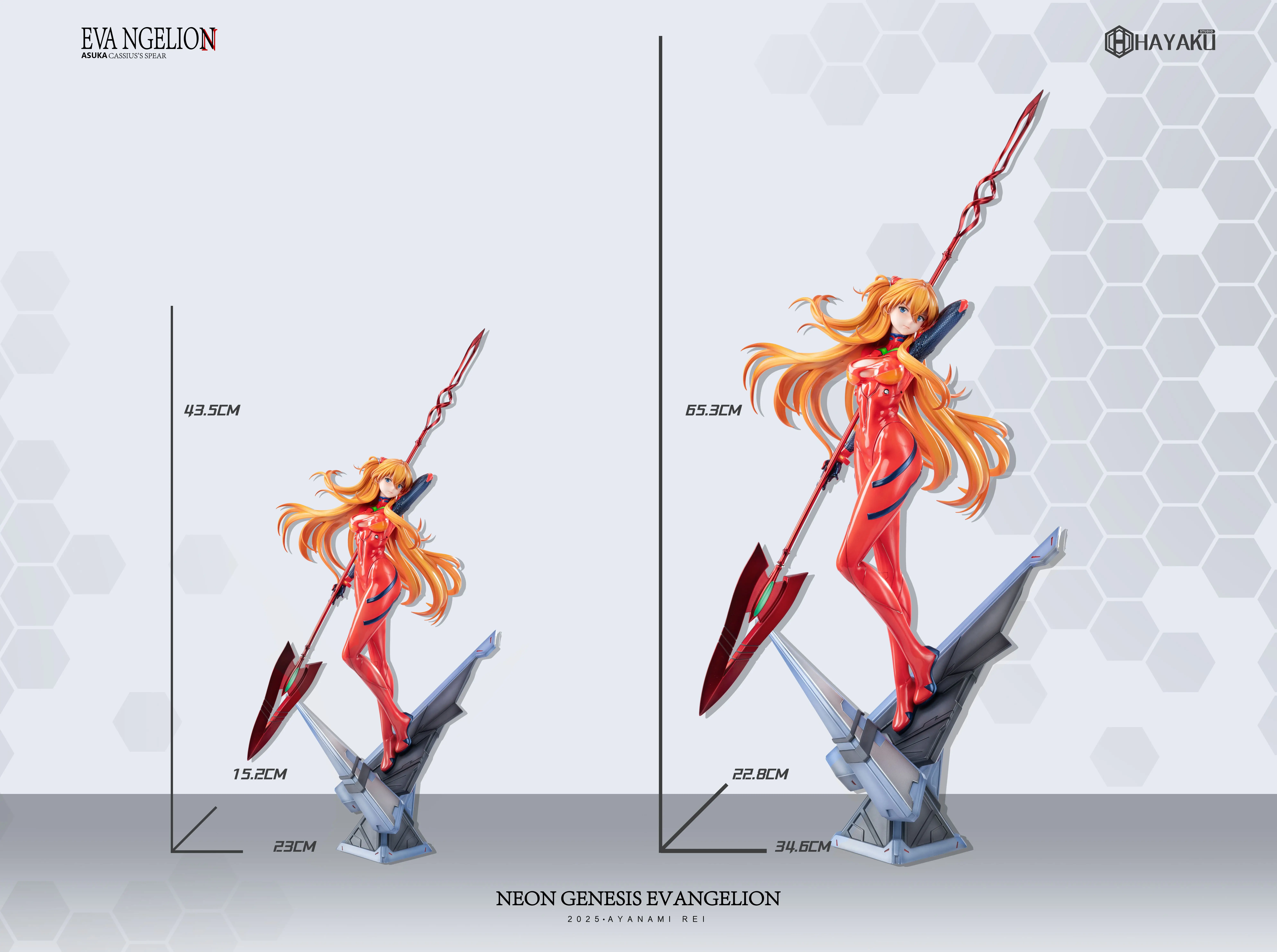 【Pre-sale】1/6 and 1/4 Scale Asuka and Ayanami Rei-EVA-HAYAKU Studio