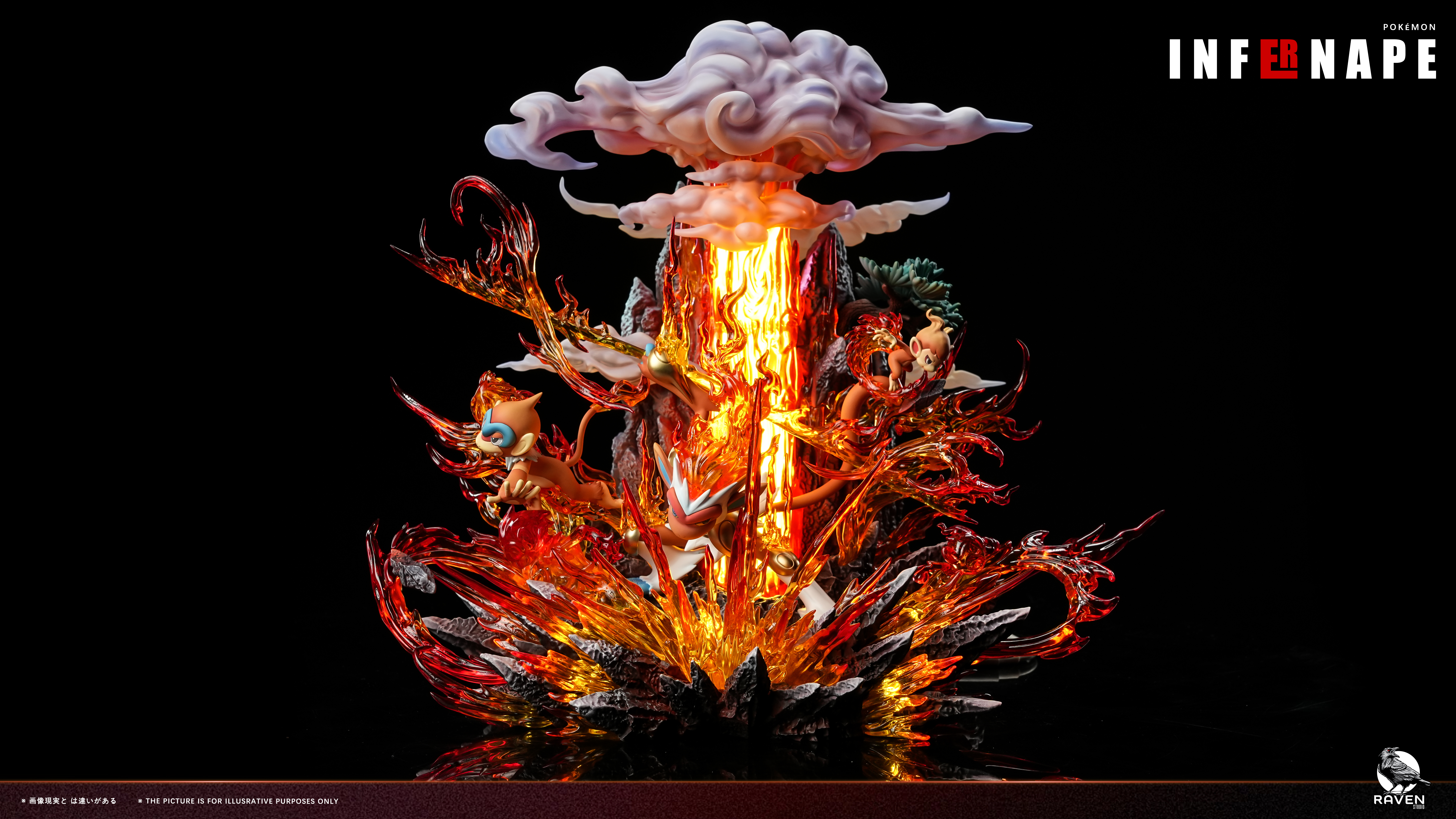 【Pre-sale】Infernape with LED-Pokemon-Raven Studio