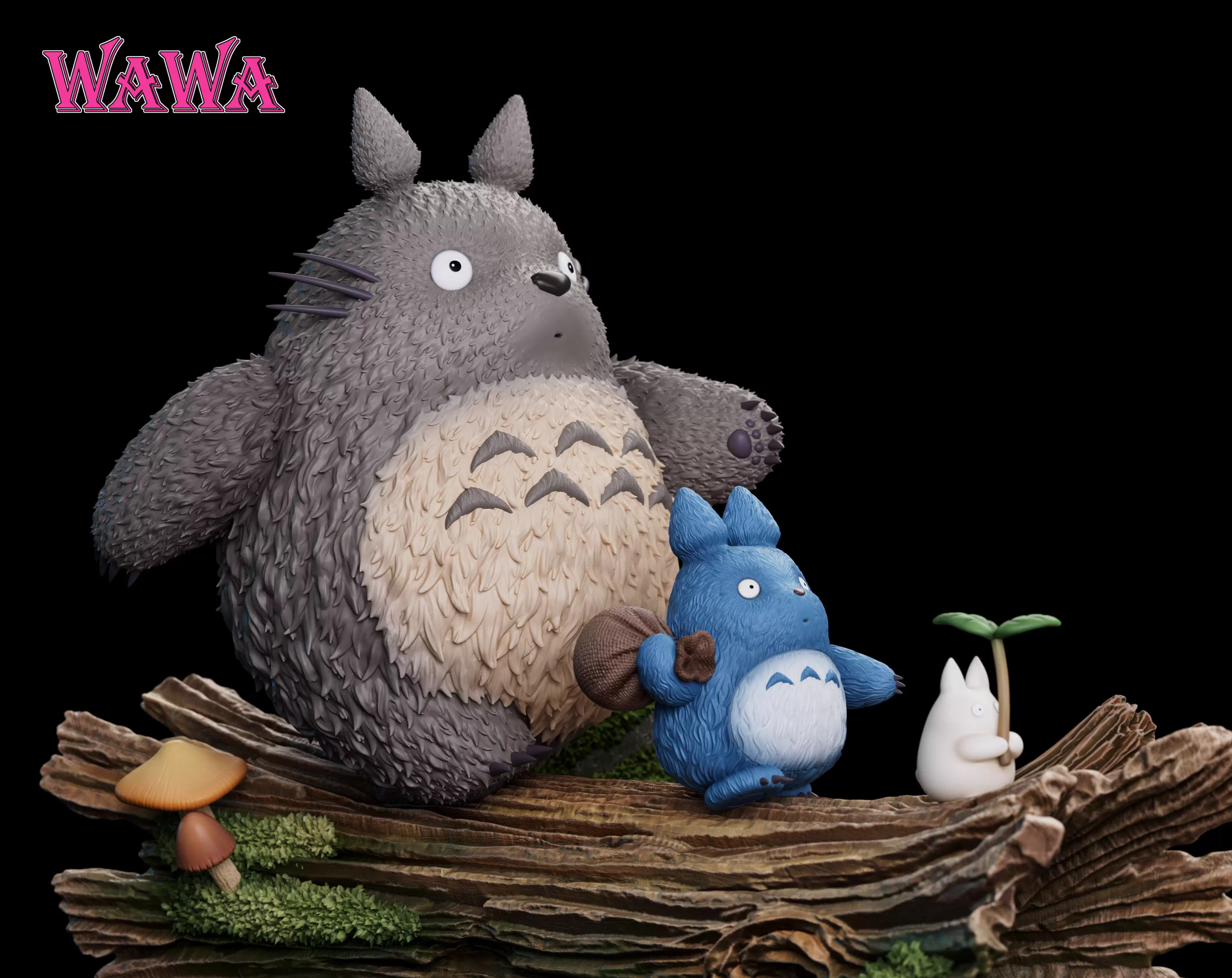 【Pre-sale】Three Totoros-WAWA Studio