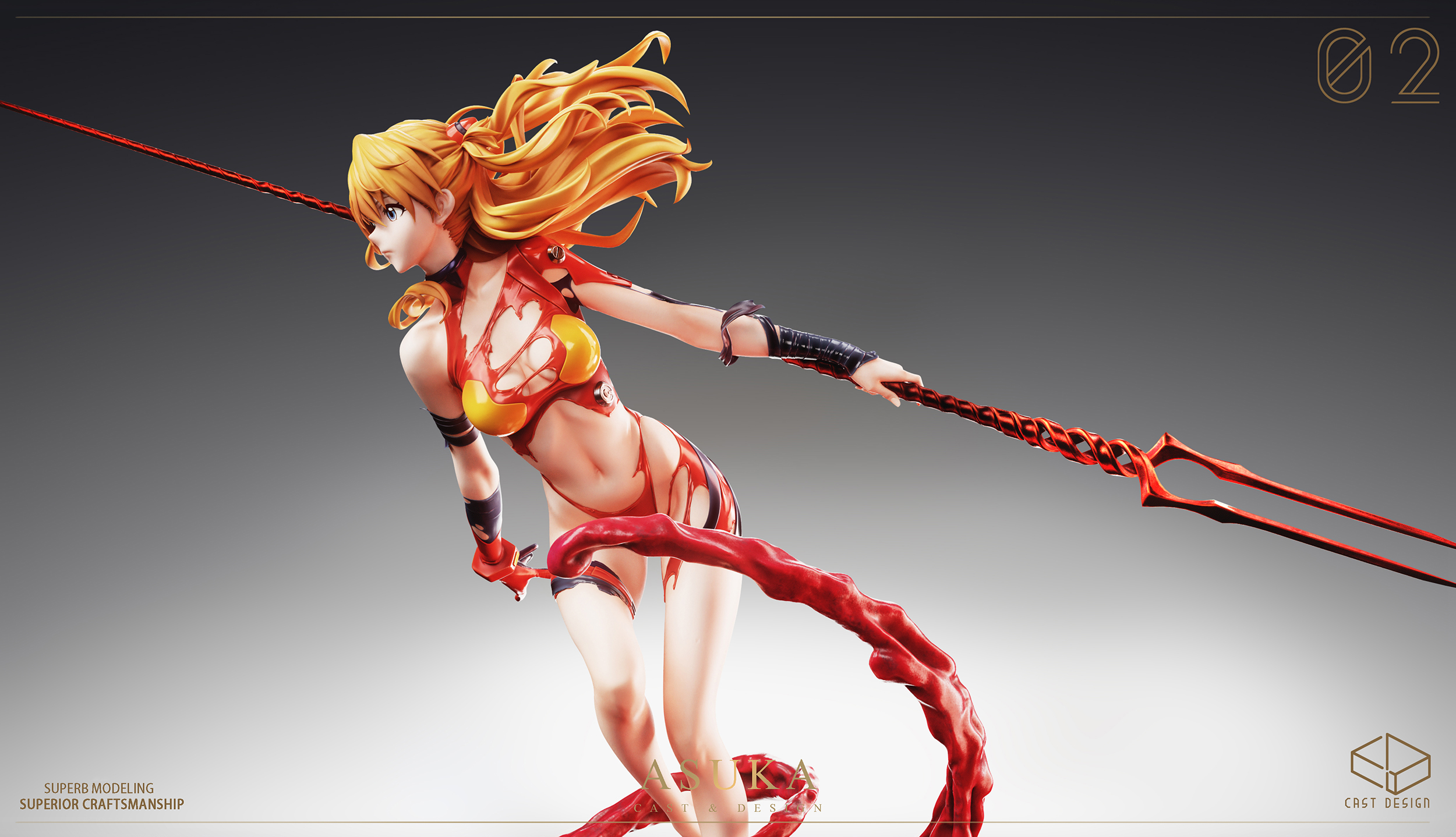 【Pre-sale】1/4 Scale NO.10 Asuka-Cast Design Studio