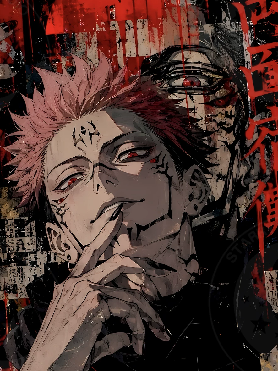 【Pre-sale】Decorative Painting of Ryomen Sukuna-Jujutsu Kaisen-XingKong Studio