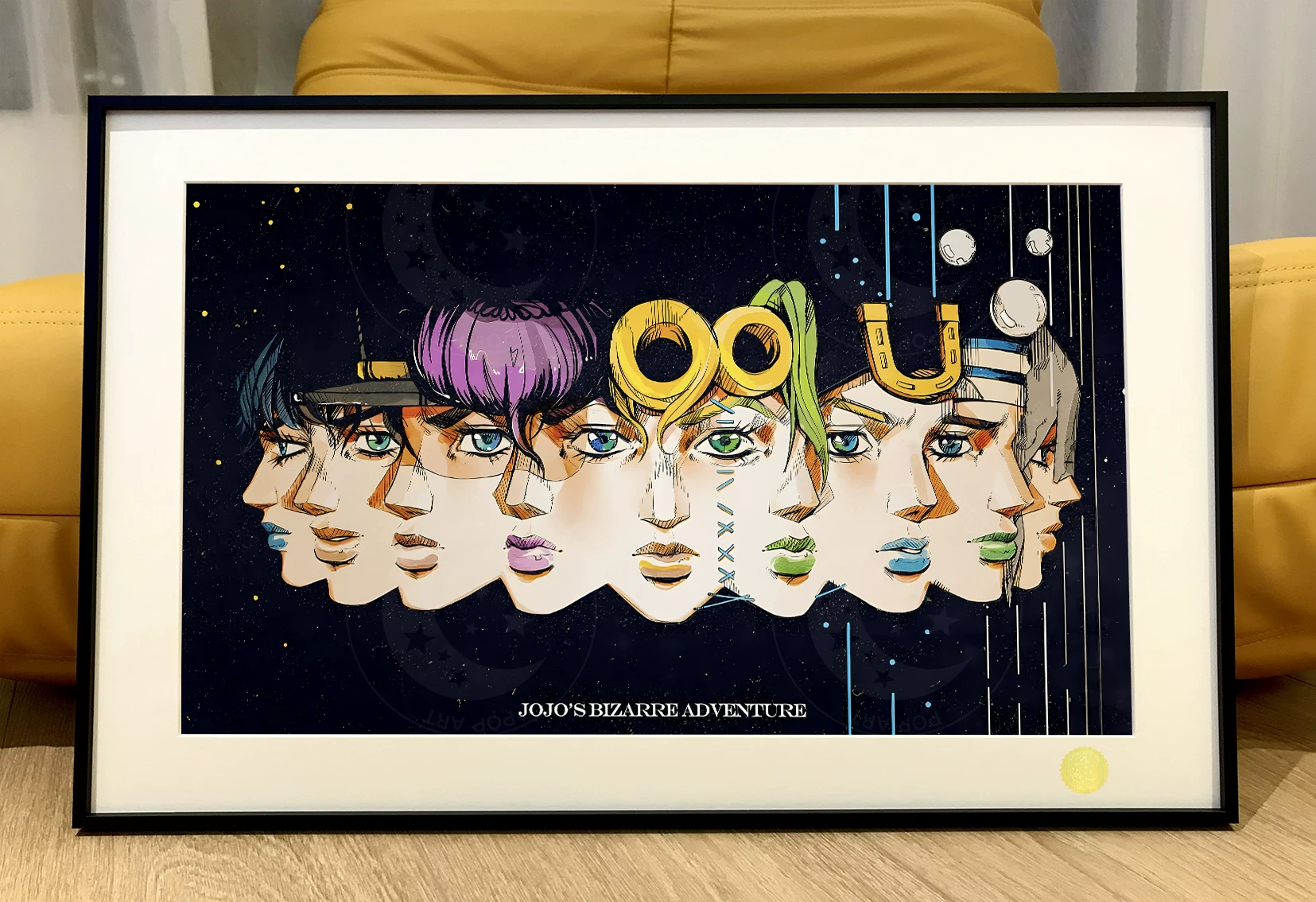 【Pre-sale】Decorative Painting of Nine Jos-JoJo's Bizarre Adventure-XingKong Studio
