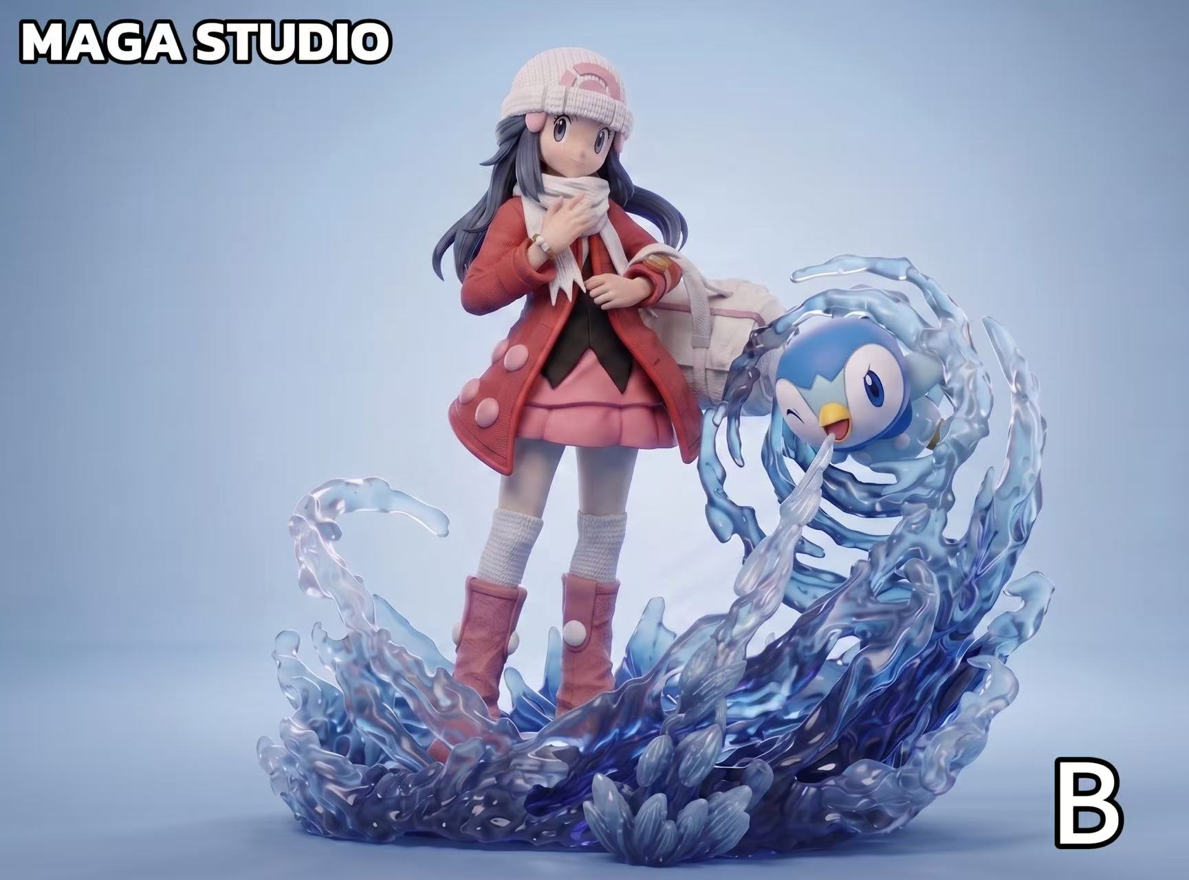 【Pre-sale】1/20 Scale Winter Dawn and Piplup-Pokemon-Maga Studio