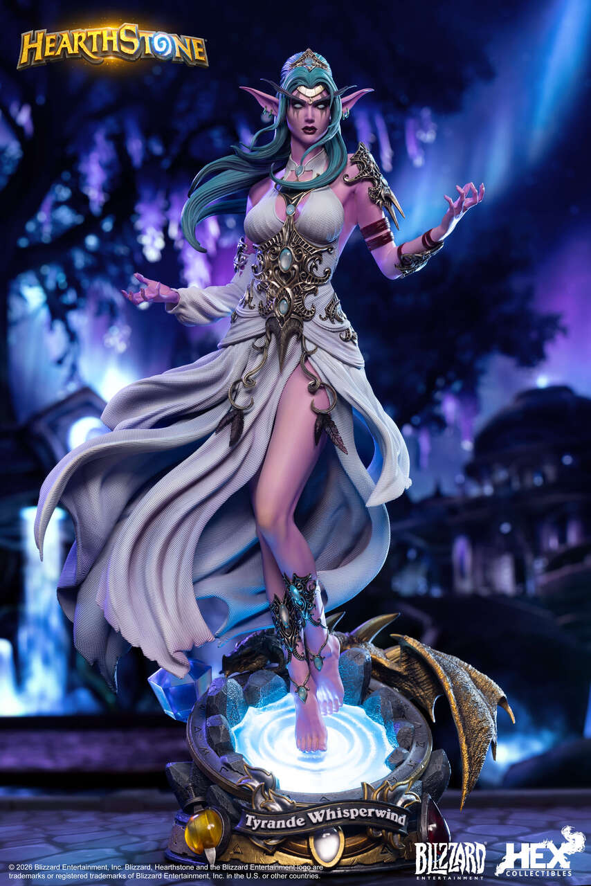 【Pre-sale】1/6 Scale Tyrande Whisperwind with LED Licensed-Hearthstone-HEX Collectibles Studio