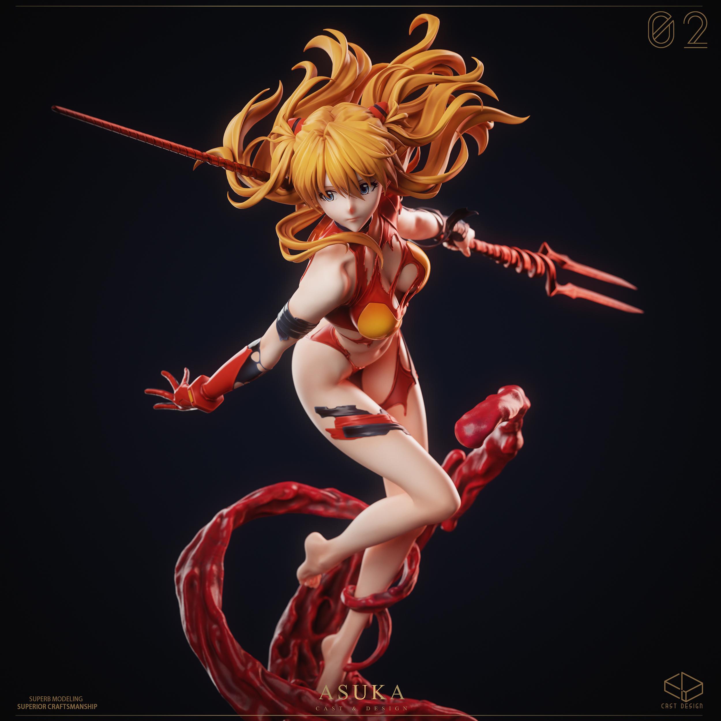 【Pre-sale】1/4 Scale NO.10 Asuka-Cast Design Studio