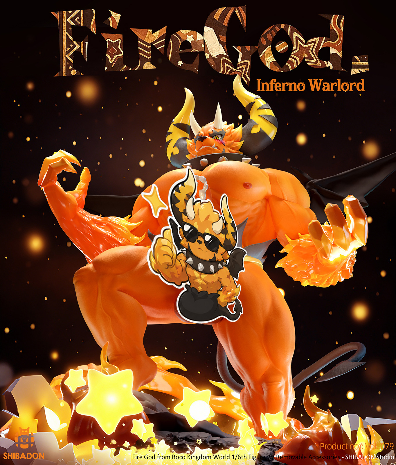 【Pre-sale】1/6 Scale Vulcan-Roco Kingdom-Shibadon Studio