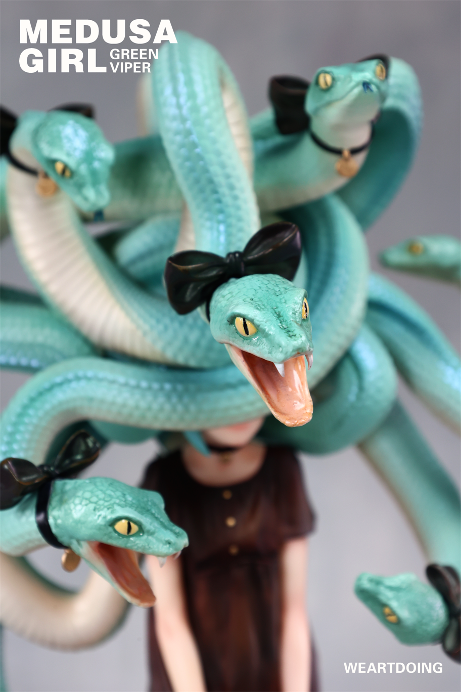 【Pre-sale】Medusa Girl-Green Viper and Crimson Viper-WeArtDoing Studio