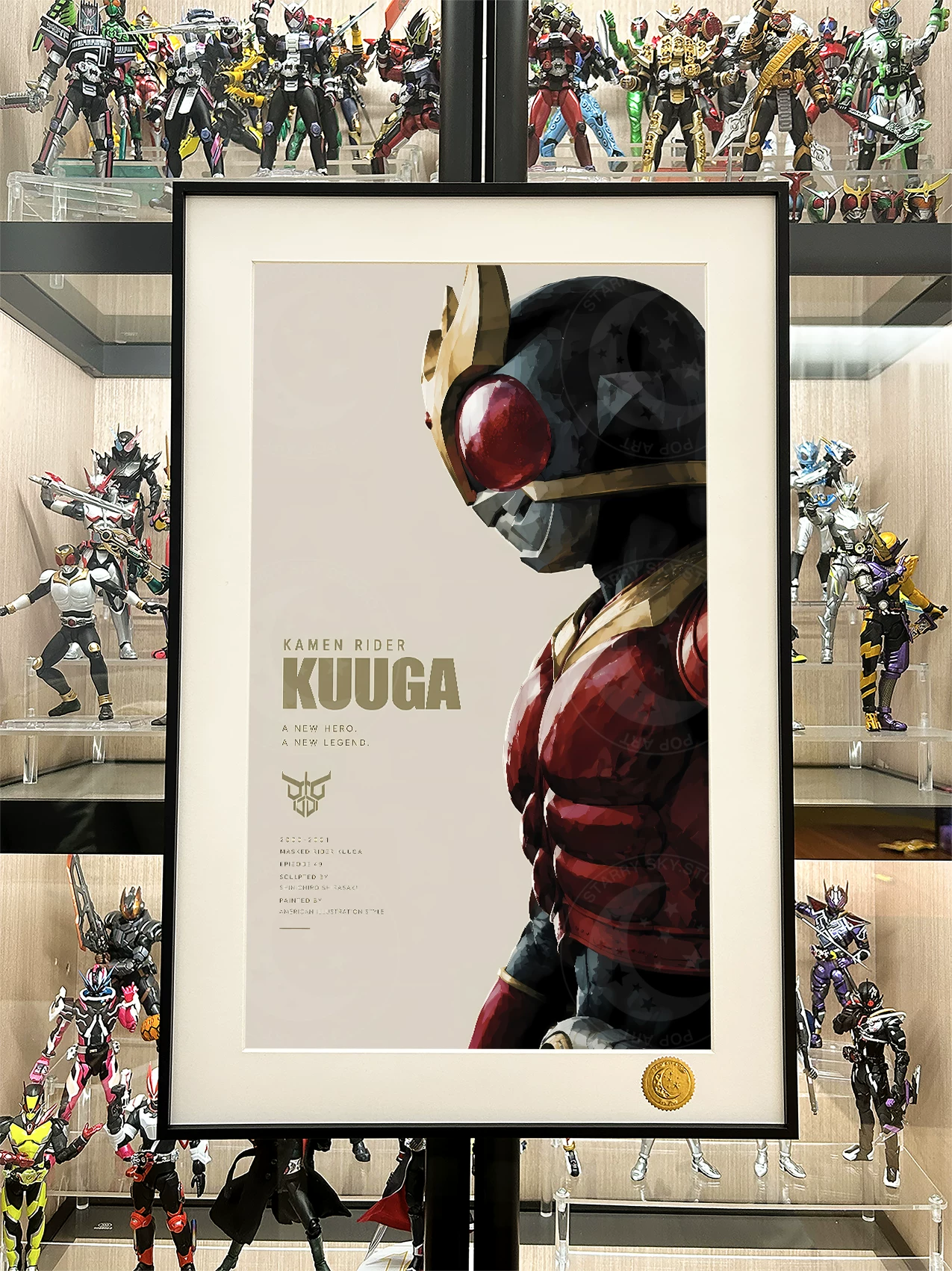 【Pre-sale】Decorative Painting of Kuuga-Masked Rider-XingKong Studio
