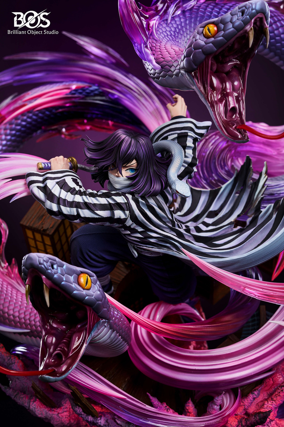 【Pre-sale】1/6 Scale Iguro Obanai with LED-Demon Slayer-Brilliant Object Studio