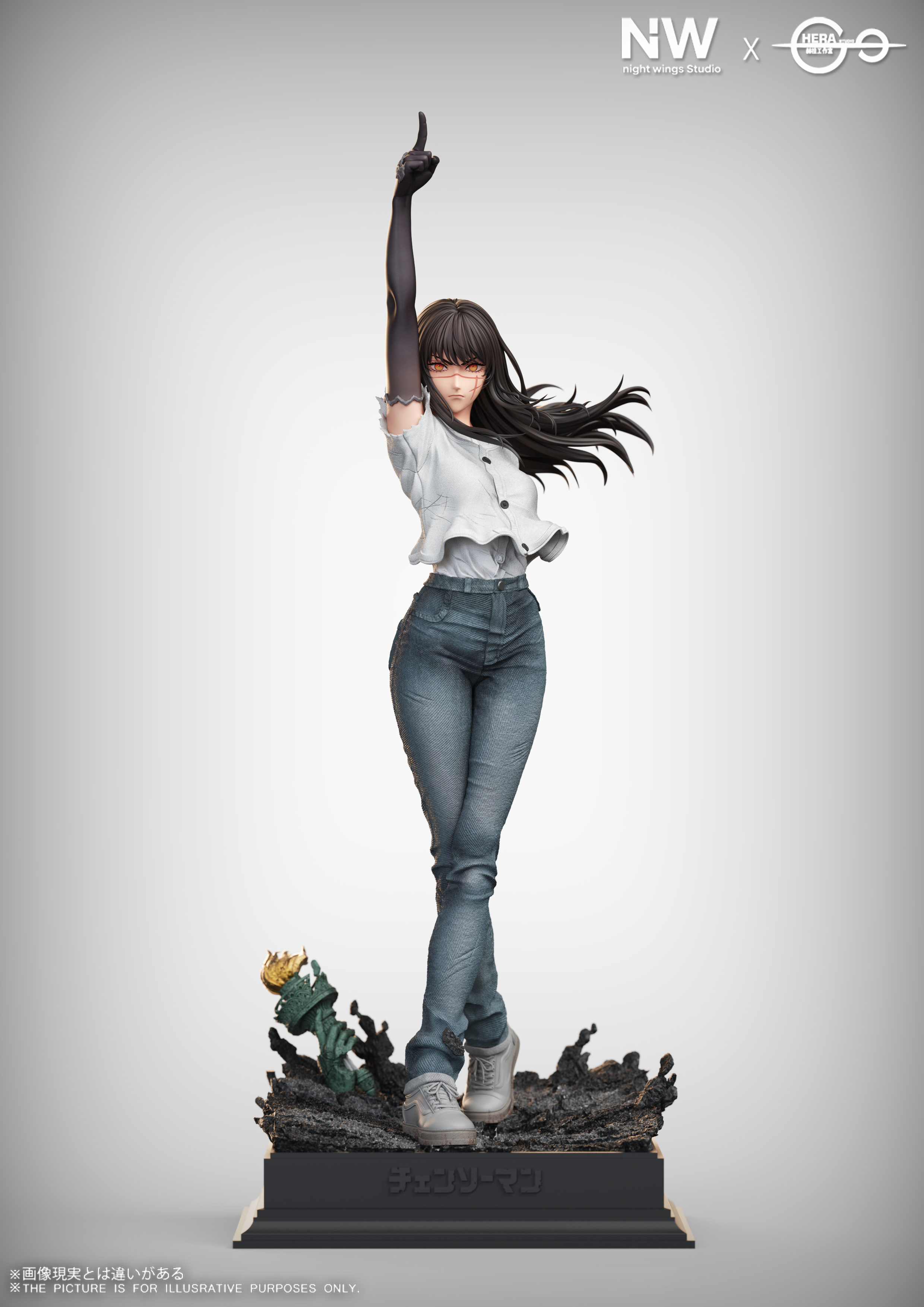 【Pre-sale】1/6 and 1/4 Scale War Devil Yoru-Chainsaw Man-Night Wing Studio × Hera Studio