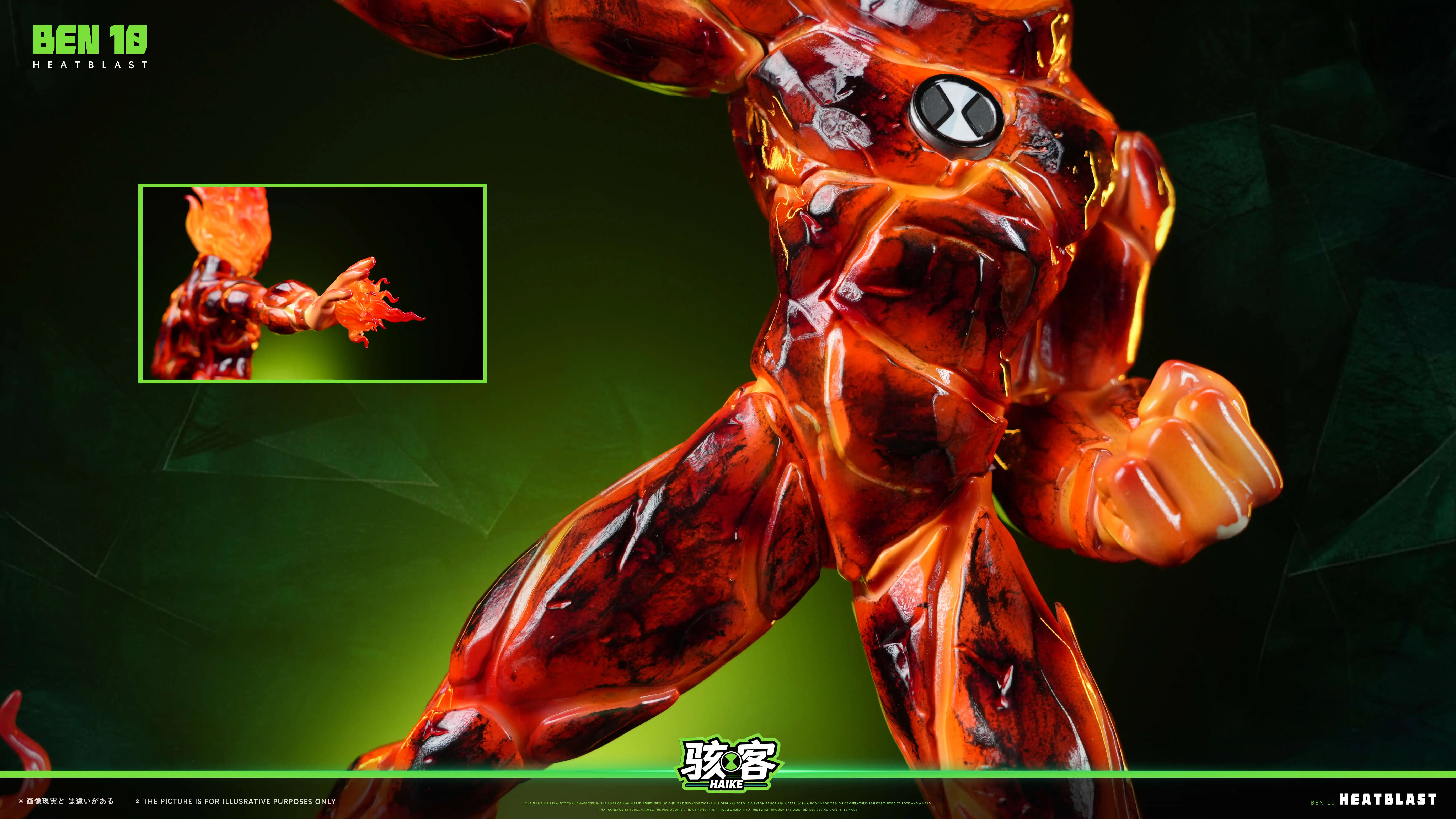 【Pre-sale】Heatblast and Diamondhead-Ben 10-Haike Studio