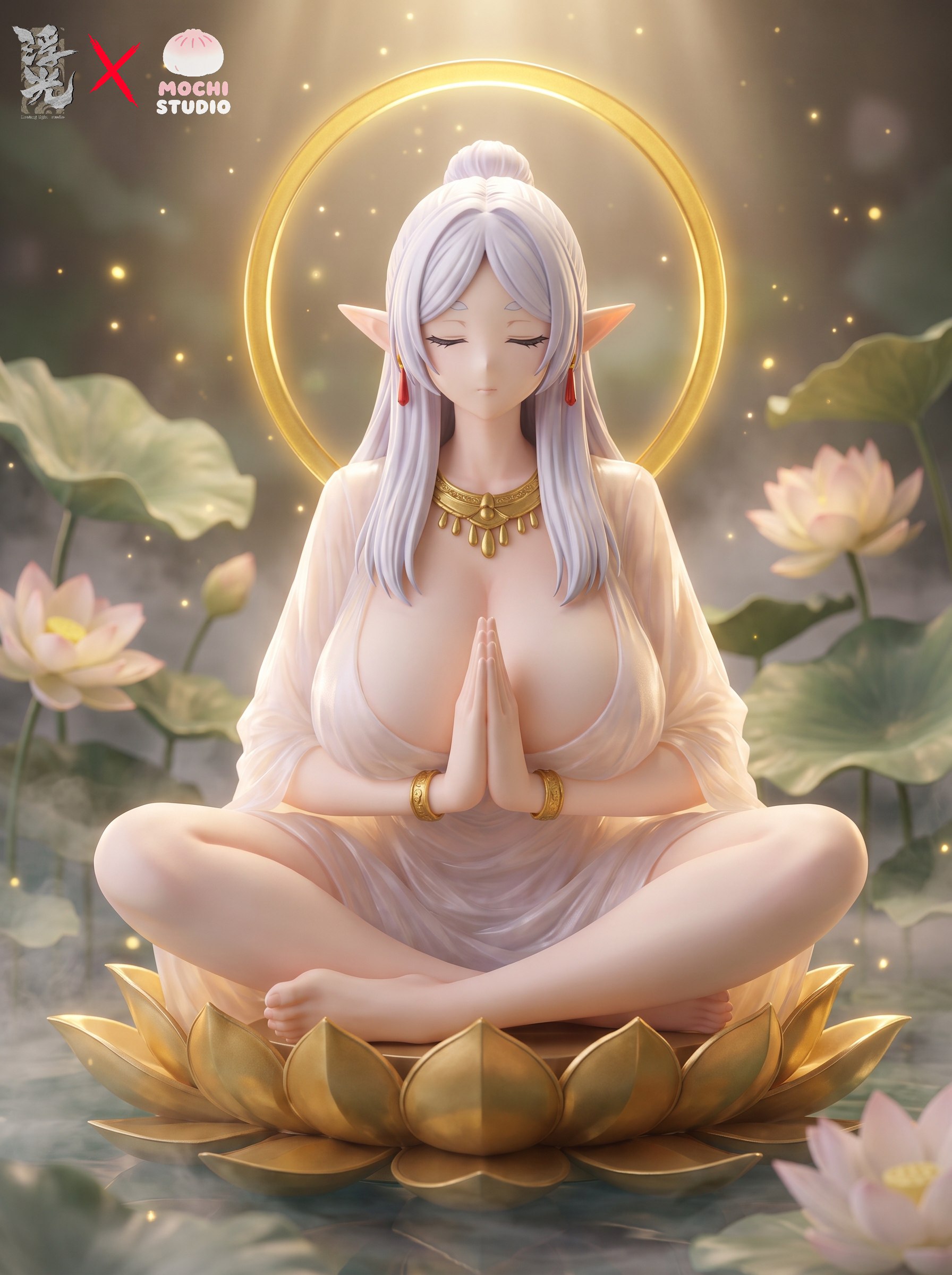 【Pre-sale】1/6 and 1/4 Scale Praying Frieren-Frieren: Beyond Journey's End-Floating Light X MOCHI Studio