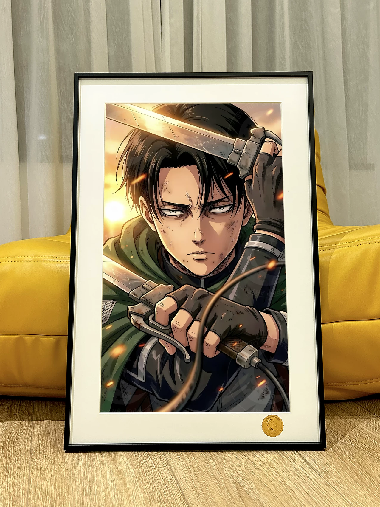 【Pre-sale】Decorative Painting of Fire Levi-Attack on Titan-XingKong Studio