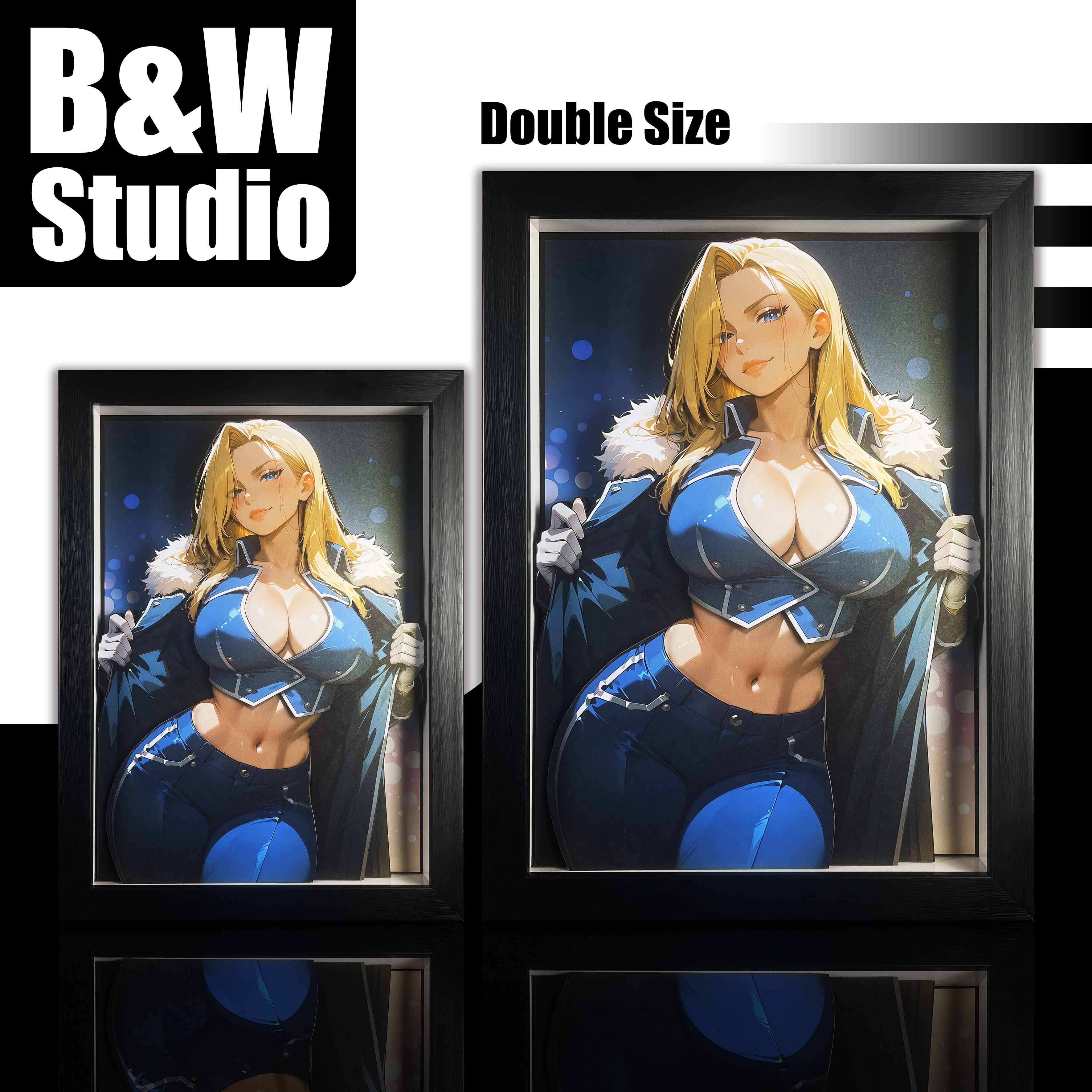 【Pre-sale】Decorative Painting of Olivier Mira Armstrong-Black and White Studio