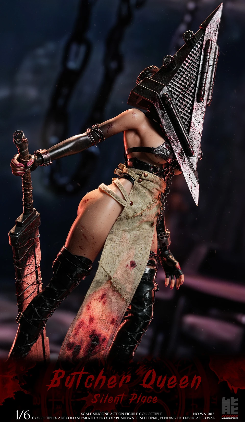 【Pre-sale】1/6 Scale Butcher Queen Silicone Action Figure-Wanneng Toys Studio