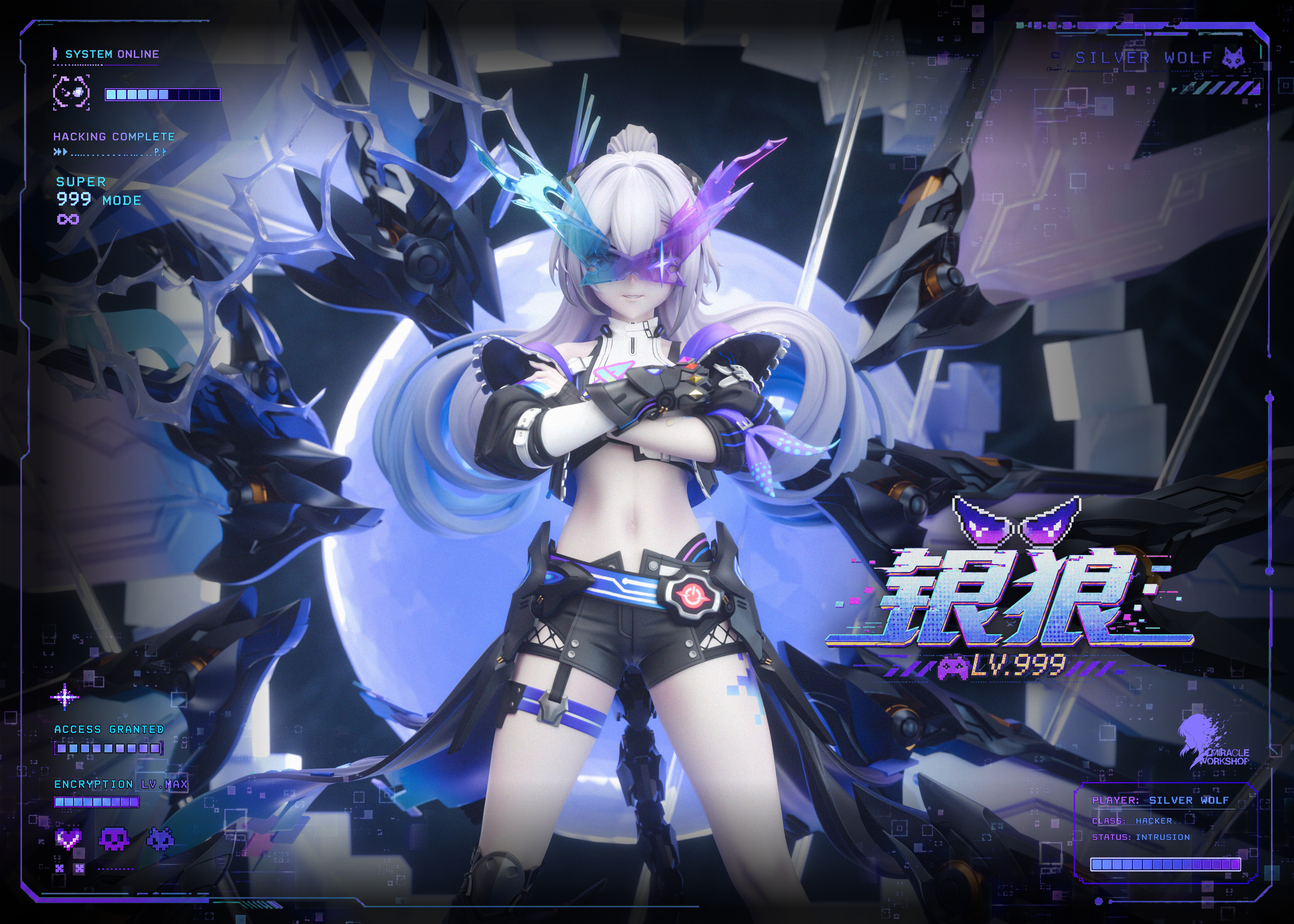 【Pre-sale】1/6 Scale Silver Wolf-Honkai: Star Rail-Miracle Workshop Studio