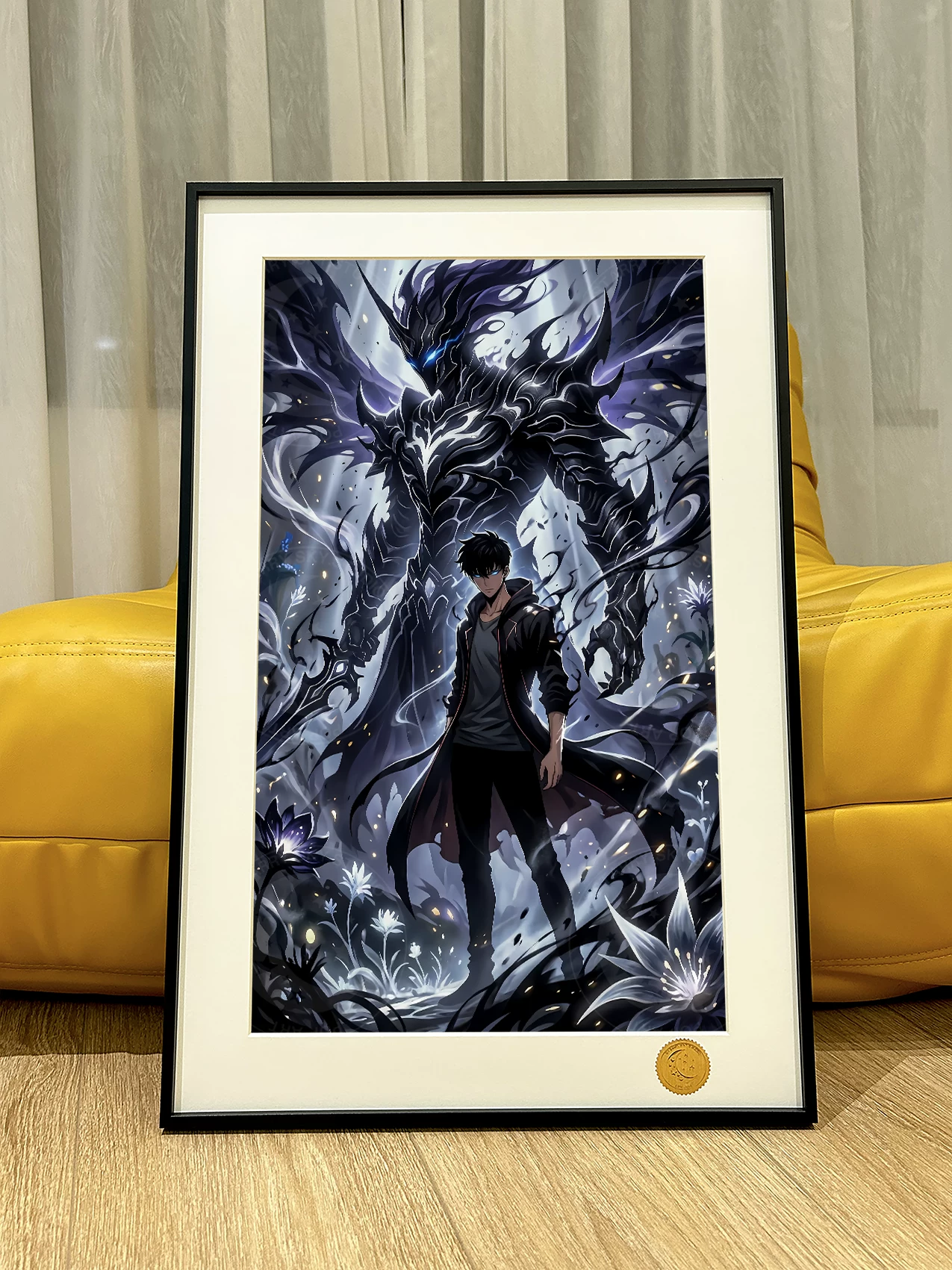 【Pre-sale】Decorative Painting of Dark Sung Jin Woo-Solo Leveling-XingKong Studio