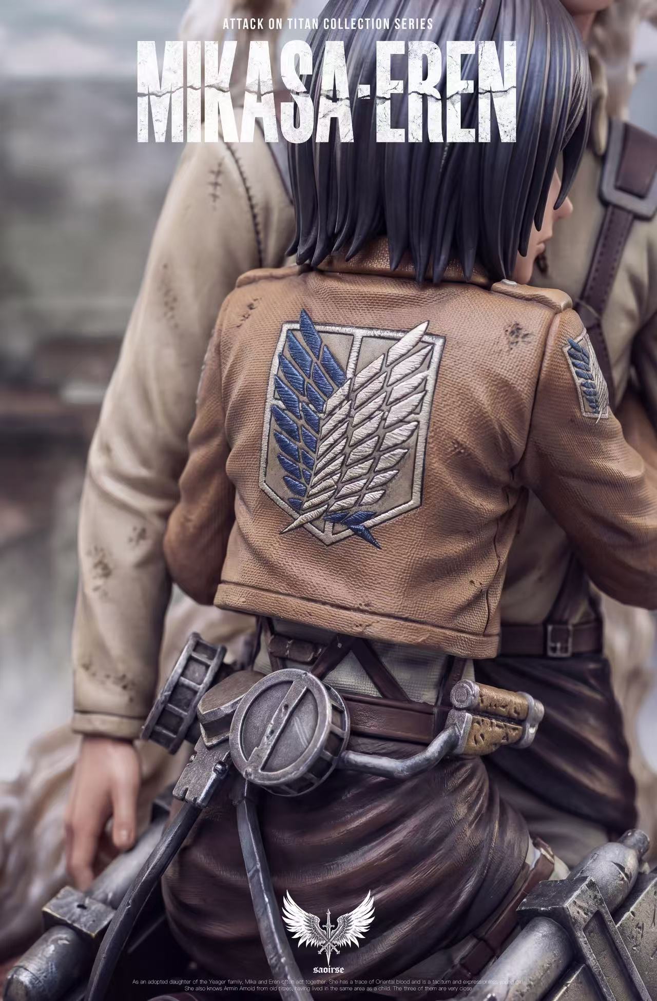 【Pre-sale】1/6 Scale Mikasa and Eren-Attack on Titan-Saoirse Studio