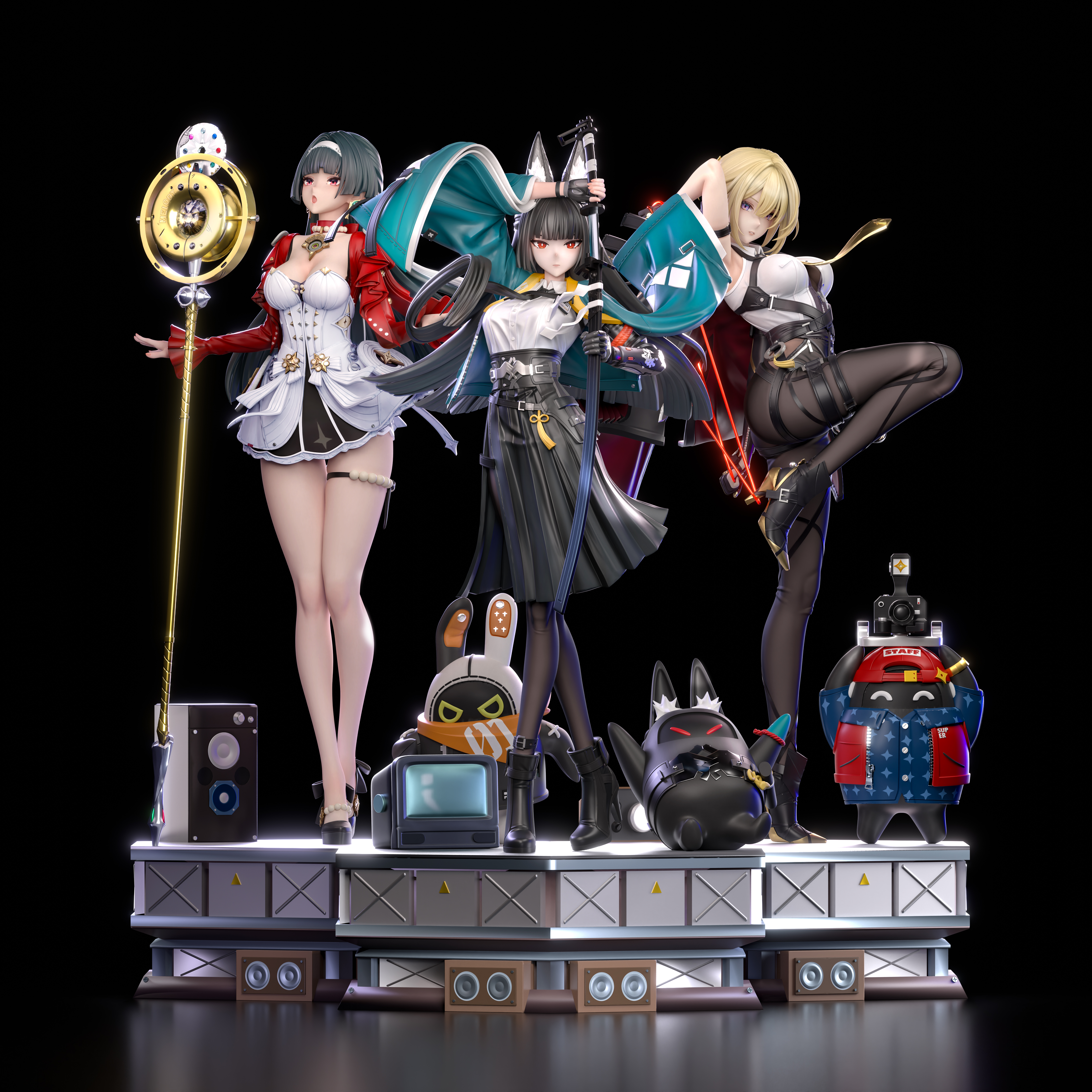 【Pre-sale】1/6 Scale Astra Yao, Hoshimi Miyabi and Evelyn Chevalier-HaJiMi Studio