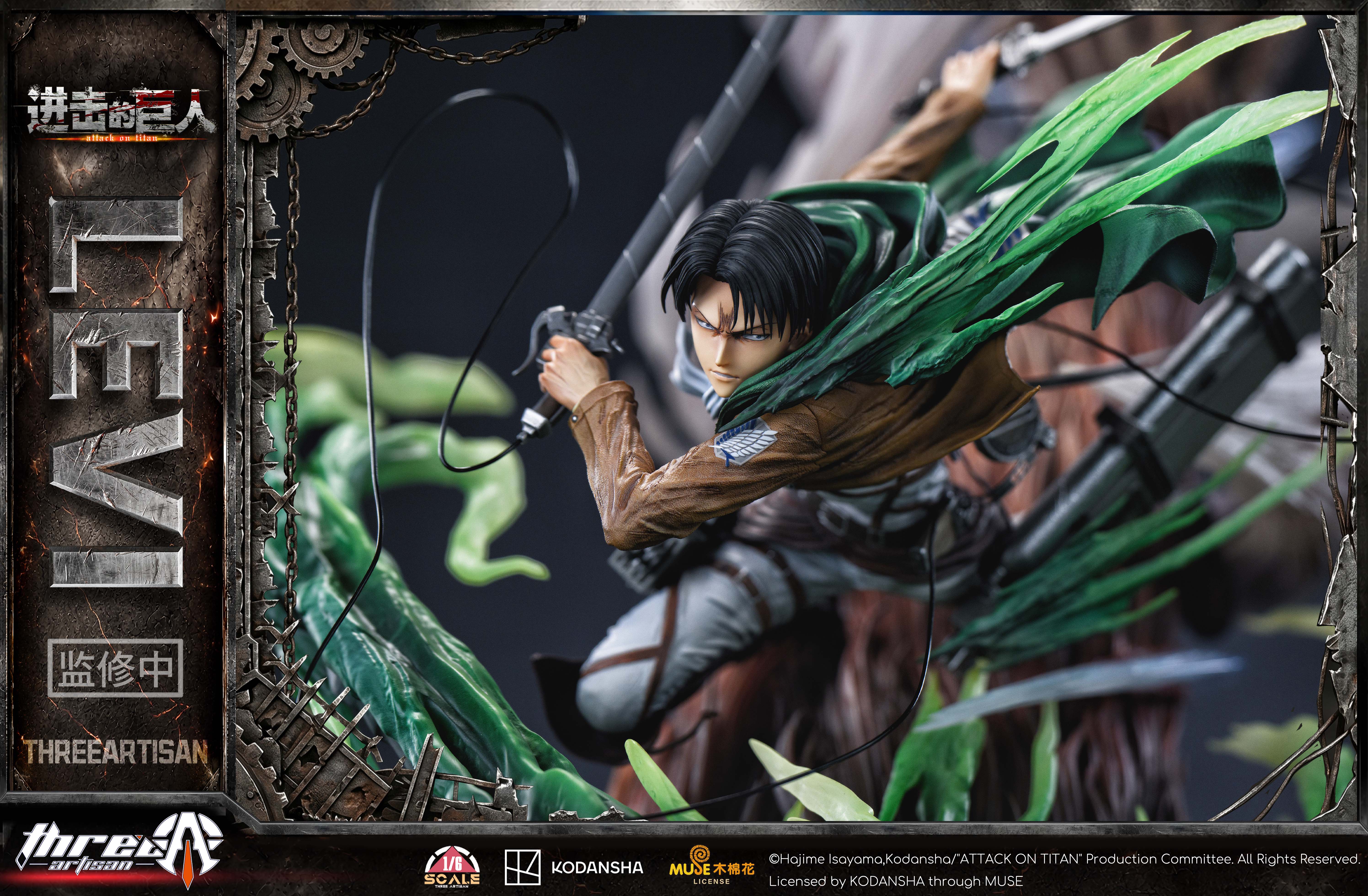 【Pre-sale】1/6 Scale Levi Ackerman with LED Licensed-Attack on Titan-ThreeArtisan Studio