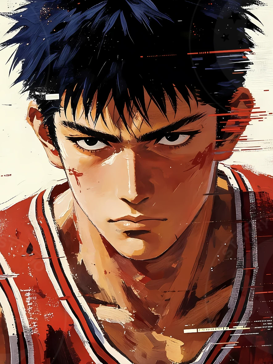 【Pre-sale】Decorative Painting of Mitsui Hisashi-Slam Dunk-XingKong Studio