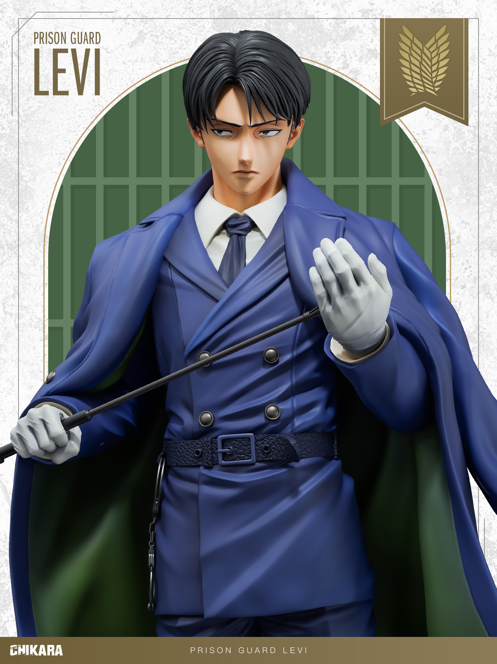 【Pre-sale】1/6 Scale Warden Levi-Attack on Titan-CHIKARA Studio