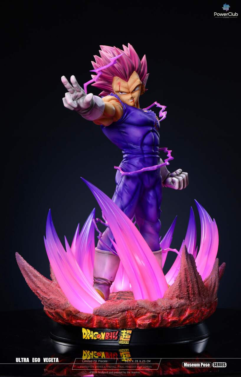 【Pre-sale】1/6 Scale Ultra ego Vegeta and Majin Vegeta with LED-Dragon Ball-PowerClub Studio