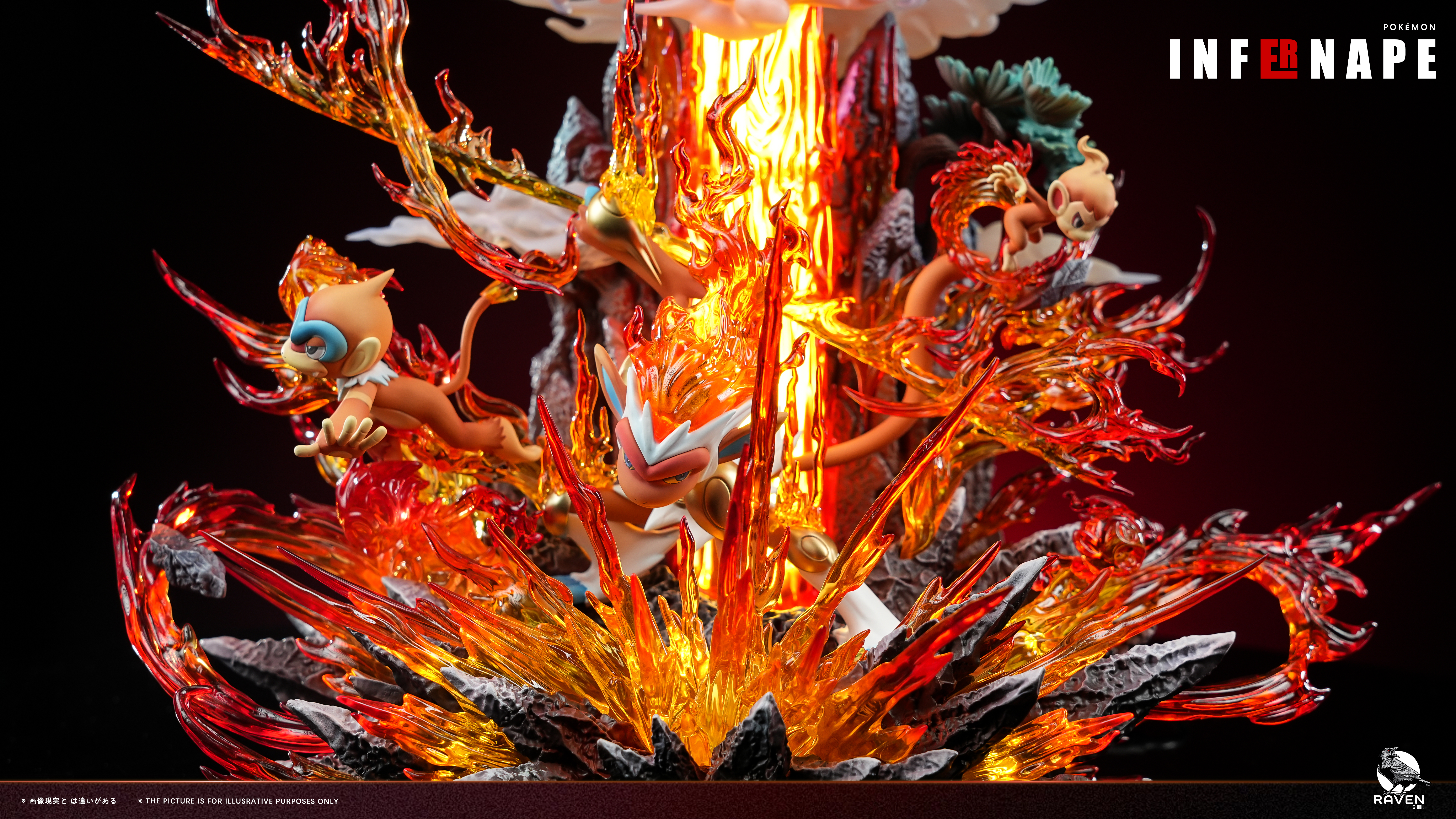 【Pre-sale】Infernape with LED-Pokemon-Raven Studio