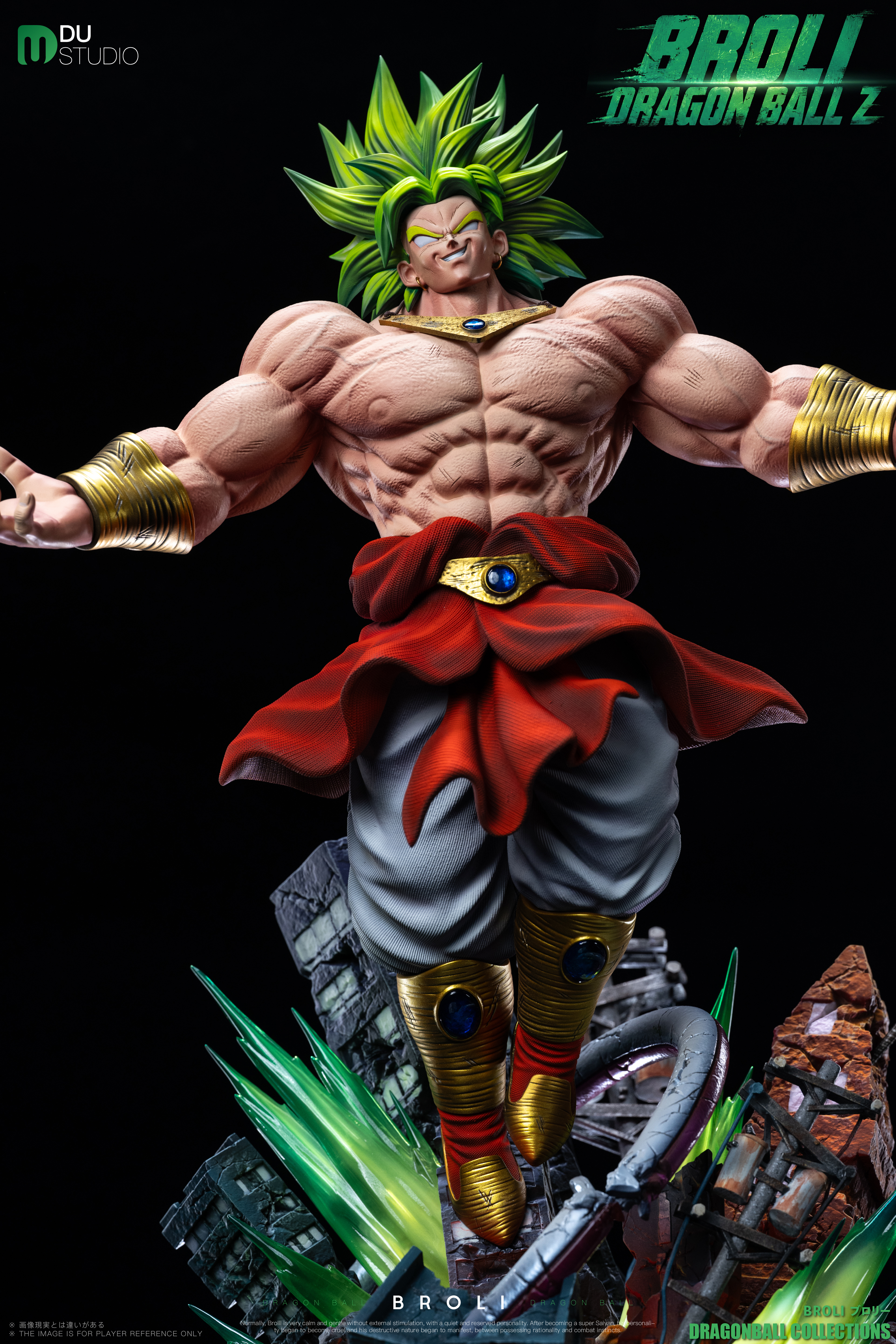 【Pre-sale】1/8, 1/6 and 1/4 Scale Super Saiyan Broly with LED-Dragon Ball-DU Studio