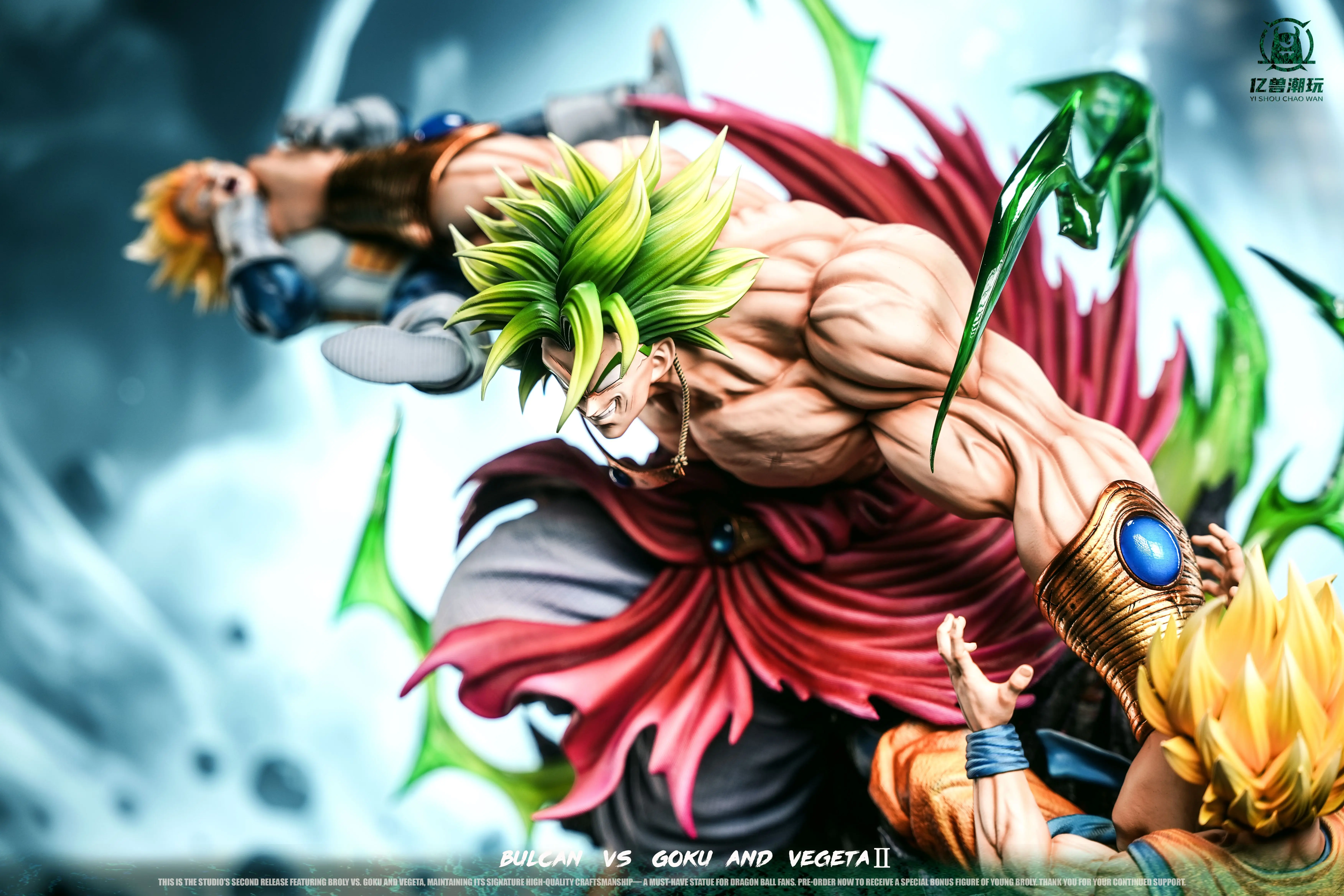 【Pre-sale】1/6 and 1/4 Scale Broli VS Goku and Vegeta 2.0-Dragon Ball-YiShou Studio