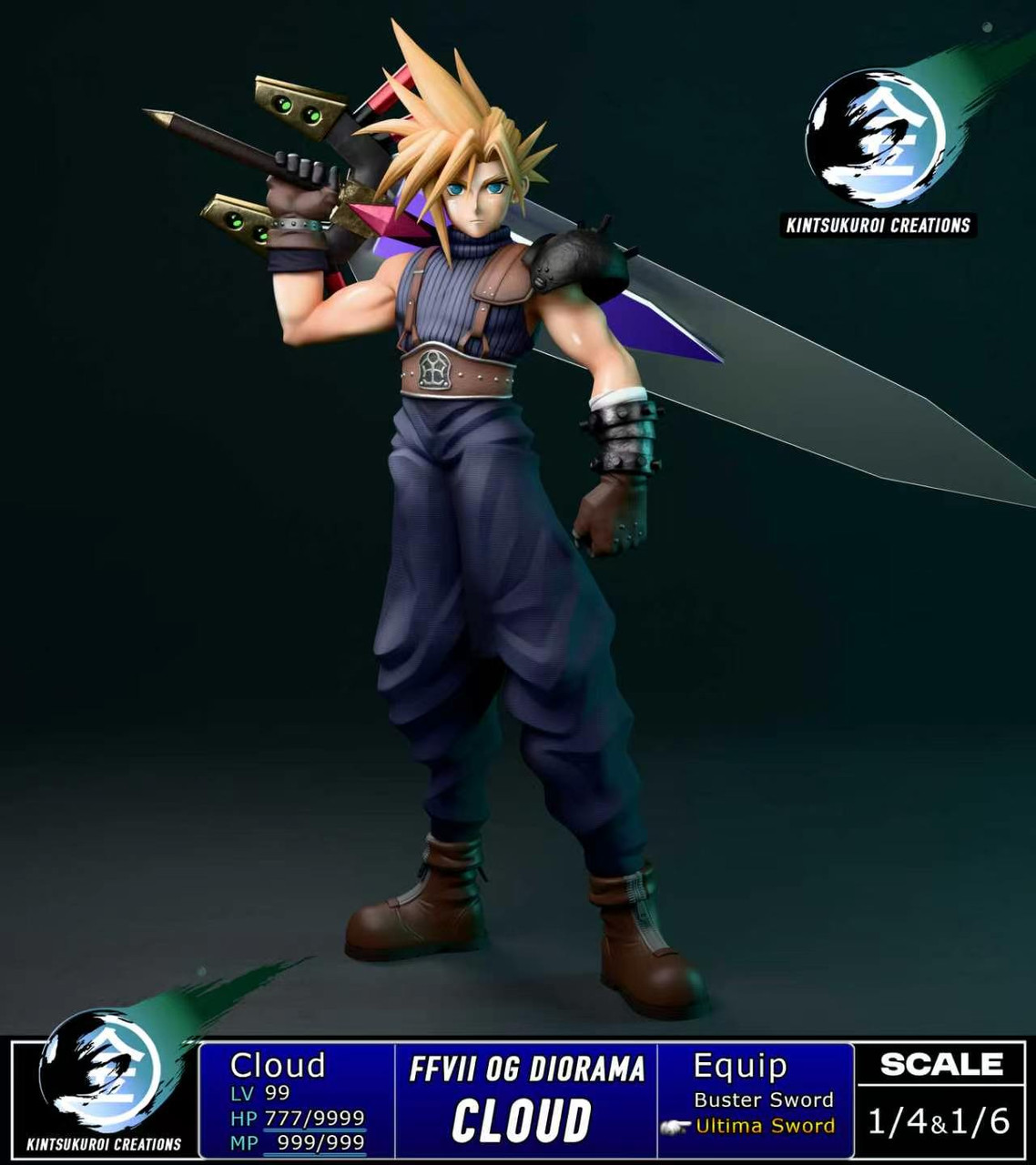 【Pre-sale】1/6 and 1/4 Scale OG Full Party DIORAMA-Final Fantasy-Kintsukuroi Creations Studio