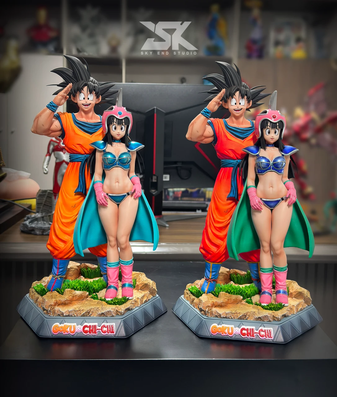 【Pre-sale】Young Goku and Chichi-Sky End Studio