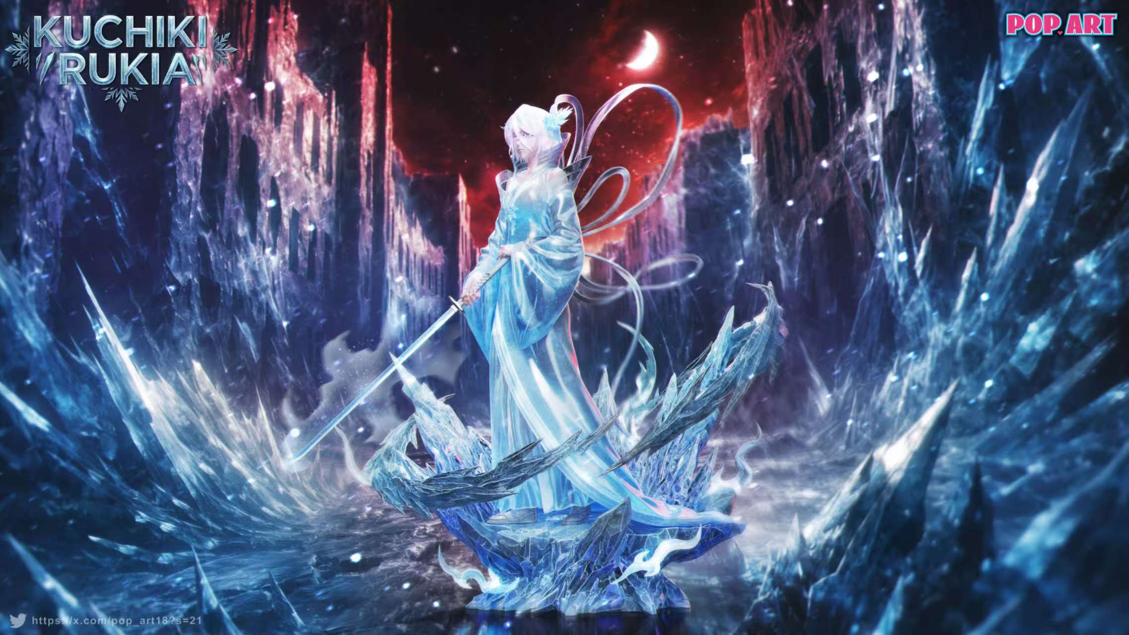 【Pre-sale】1/6 Scale Kuchiki Rukia-POP.ART Studio