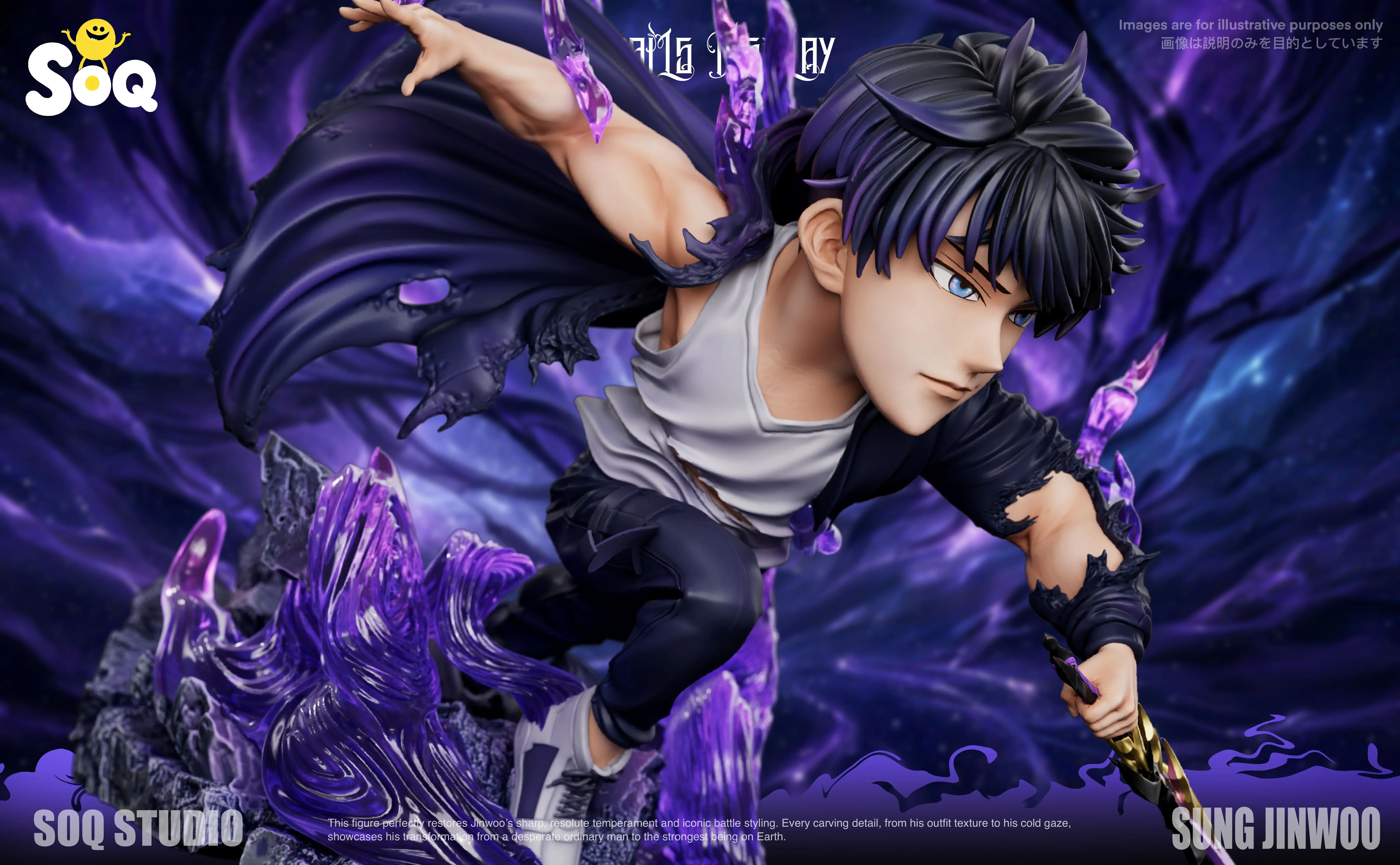 【Pre-sale】Q Version Sung Jin woo-Solo Leveling-SOQ Studio