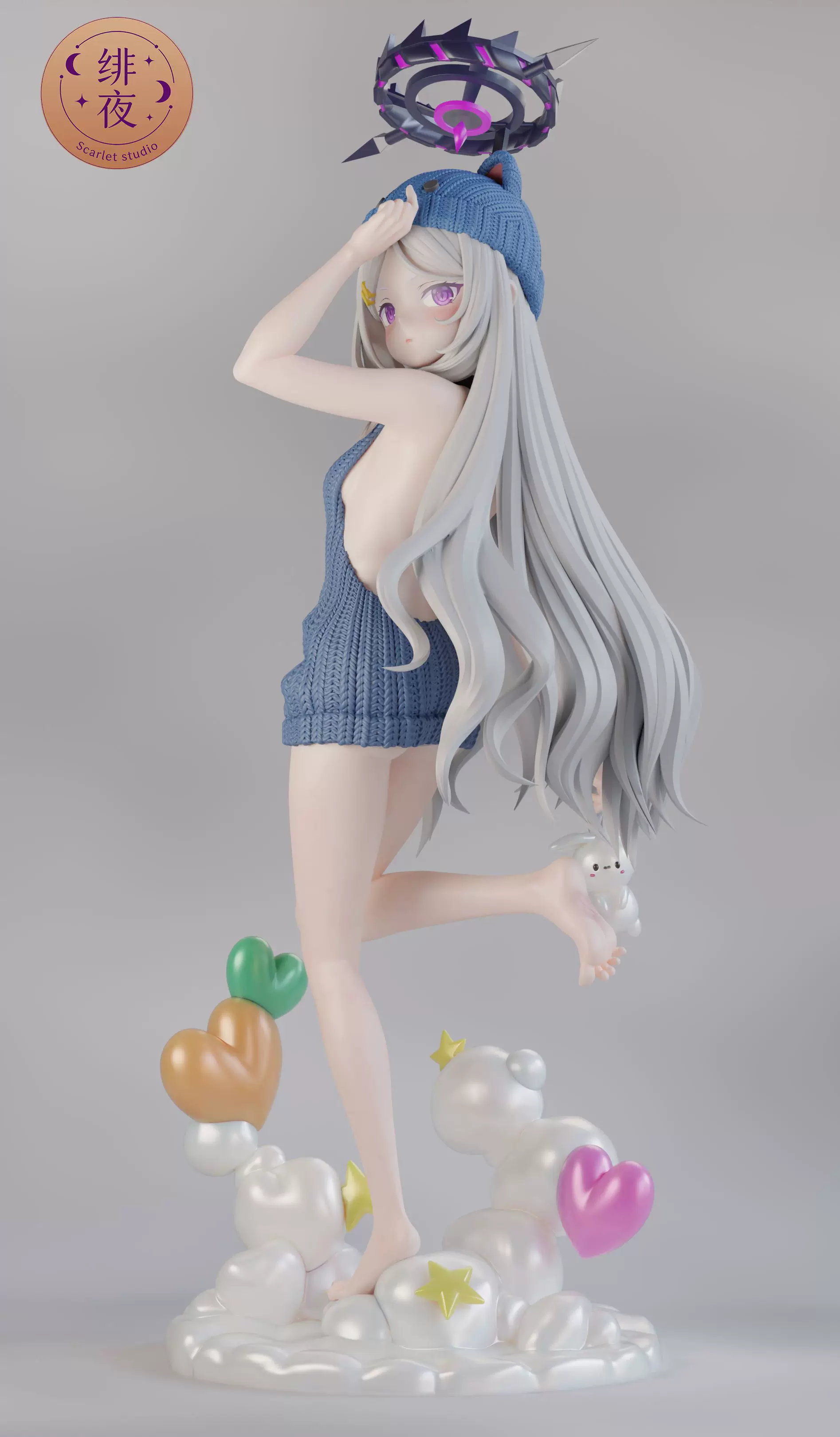 【Pre-sale】1/6 Scale Sweater Sorasaki Hina-Blue Archive-Scarlet Studio